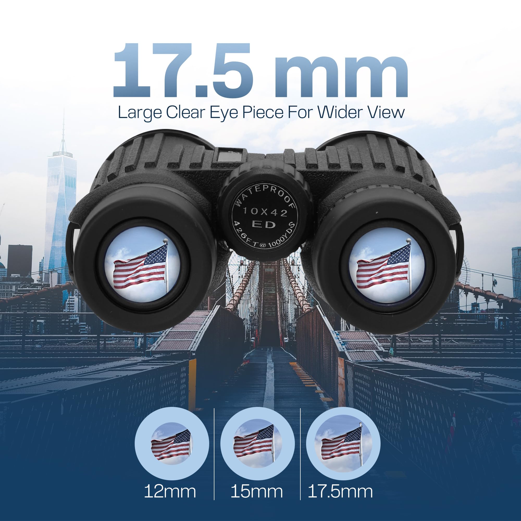 Peermary 10X42 Hd Binoculars For Adults & Kids High Powered Crystal-Clear Vision, Precise Focus, Built To Last - High-Powered Optics With Essential Accessories Hunting Binoculars For Adults