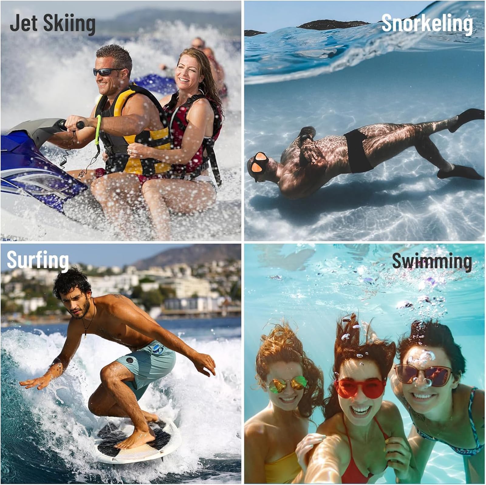 Lofistere Waterproof Extendable Selfie Stick With Diving Phone Case, Underwater Housing For Diving Snorkeling Surfing Swimming, Campatible With All Cell Phones