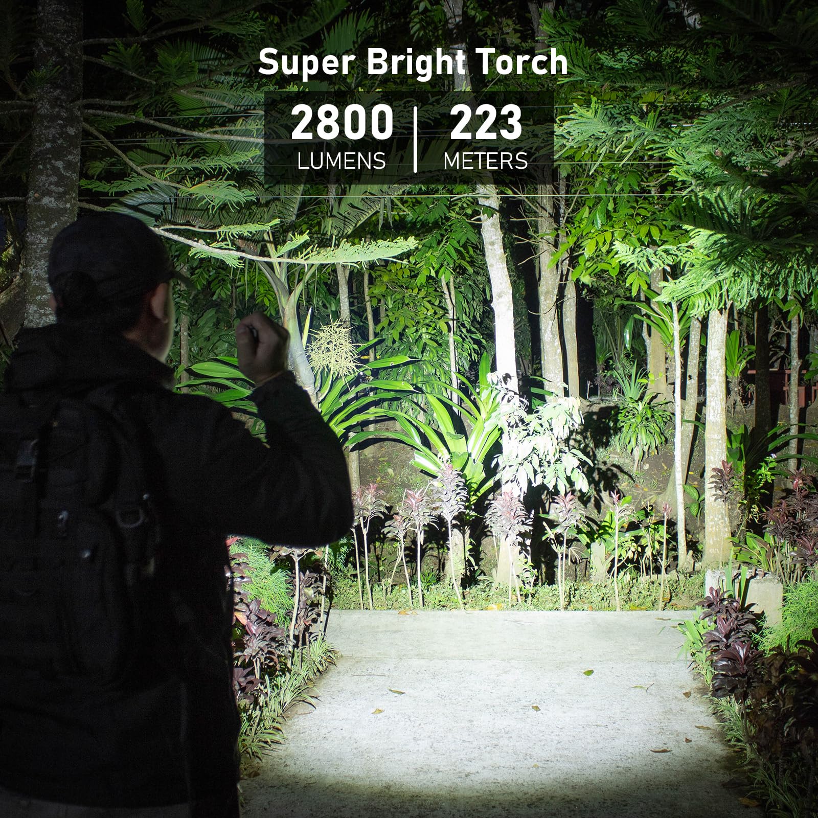 Sofirn Sc28 Led Tactical Flashlight 2800 Lumens Rechargeable Flashlight For Camping And Hiking