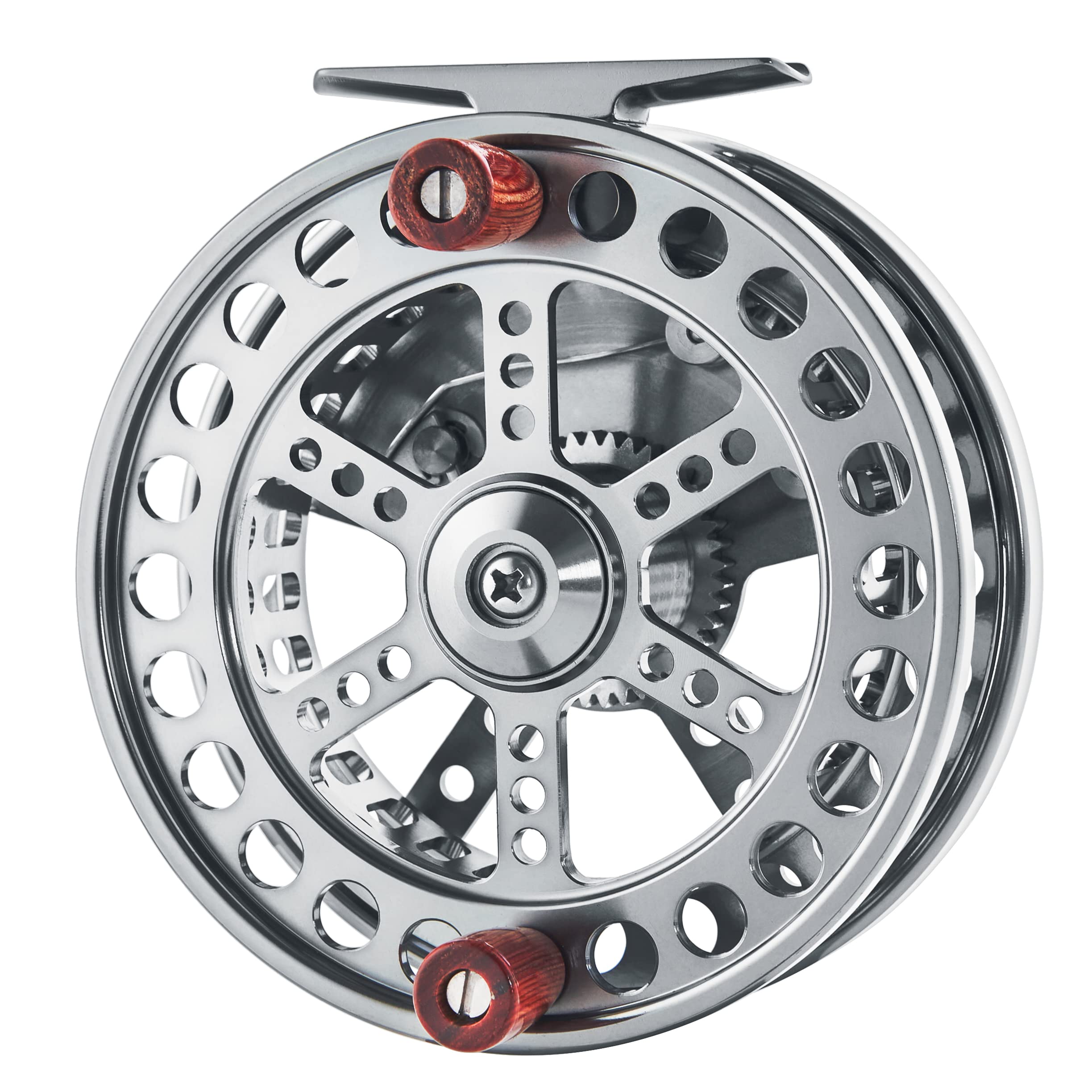 Channelmay Cnc Machined Aluminum Center Pin Centerpin Float Fishing Reel 108Mm 4 1/4 Inch Steelhead Salmon Trotting Fishing