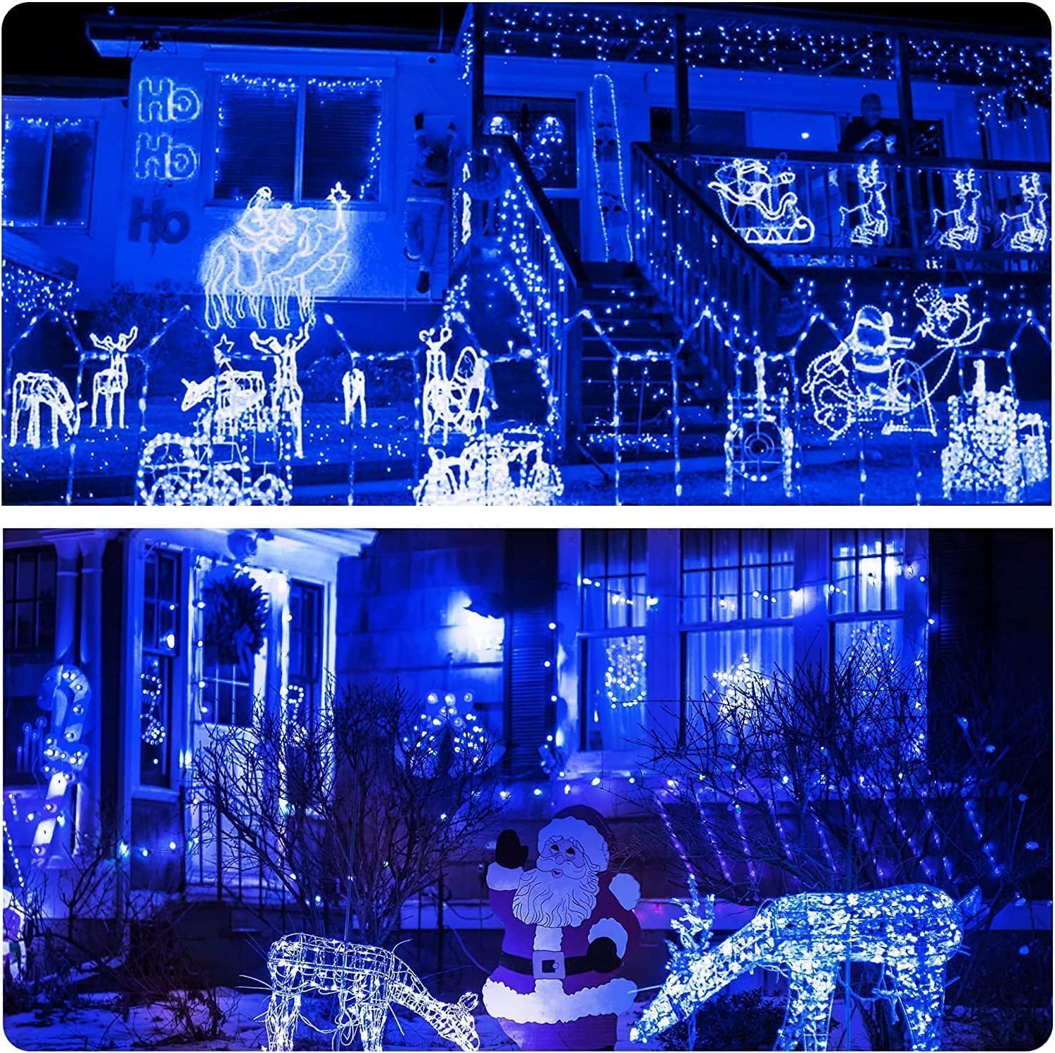 Minsily Sxminer 15 Pack S14 Led Bulbs Blue 2W Plastic Shatterproof Led Replacement Bulbs For Outdoor String Light Led Edison Bulbs E26 Base Decorative Bulbs For Christmas Wedding Party Home Patio Decor(Blue)