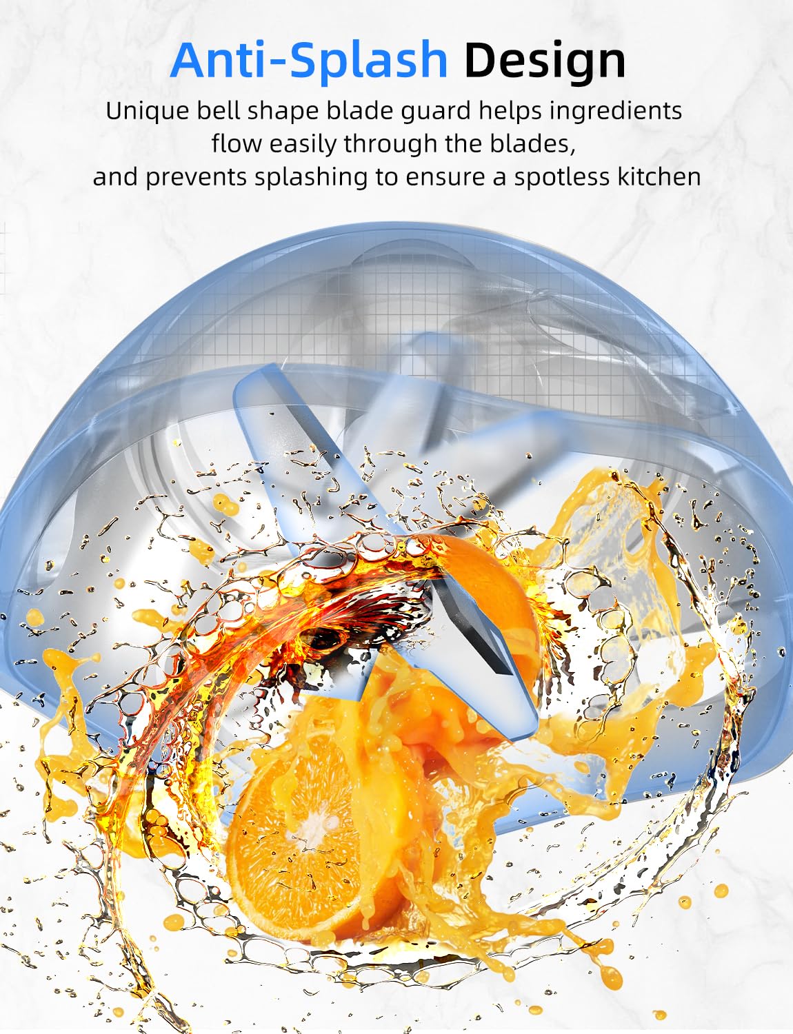 Potane Immersion Blender, Heavy Duty Copper Motor, Stainless Steel Smart Stick With Egg Beaters, Potato Masher, Chopper/Food Processor