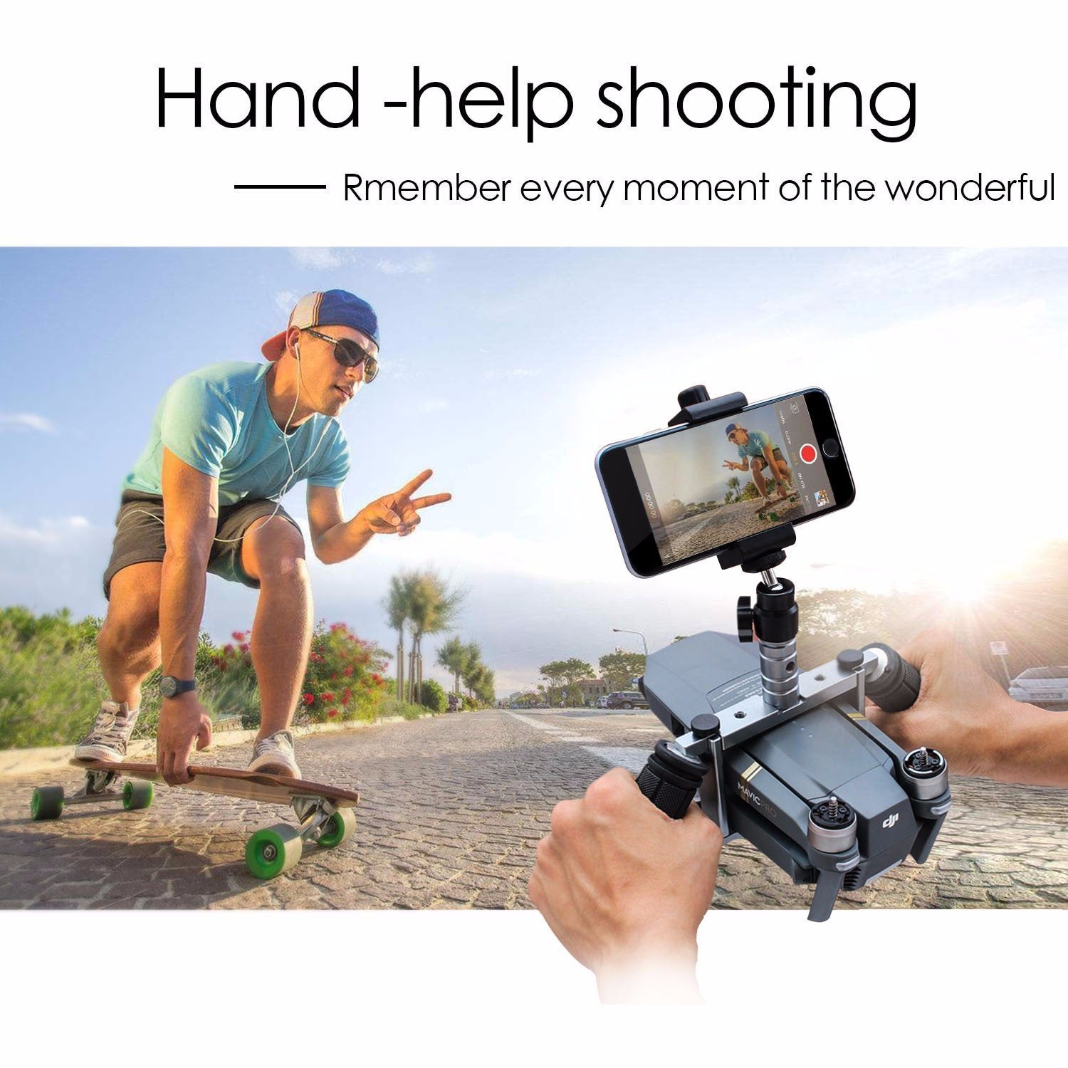Aoonar Cinema Tray, Metal Handheld Gimbals Camera Stabilizer Bracket Kit For Dji Mavic Pro And Platinum Version Drone Accessories