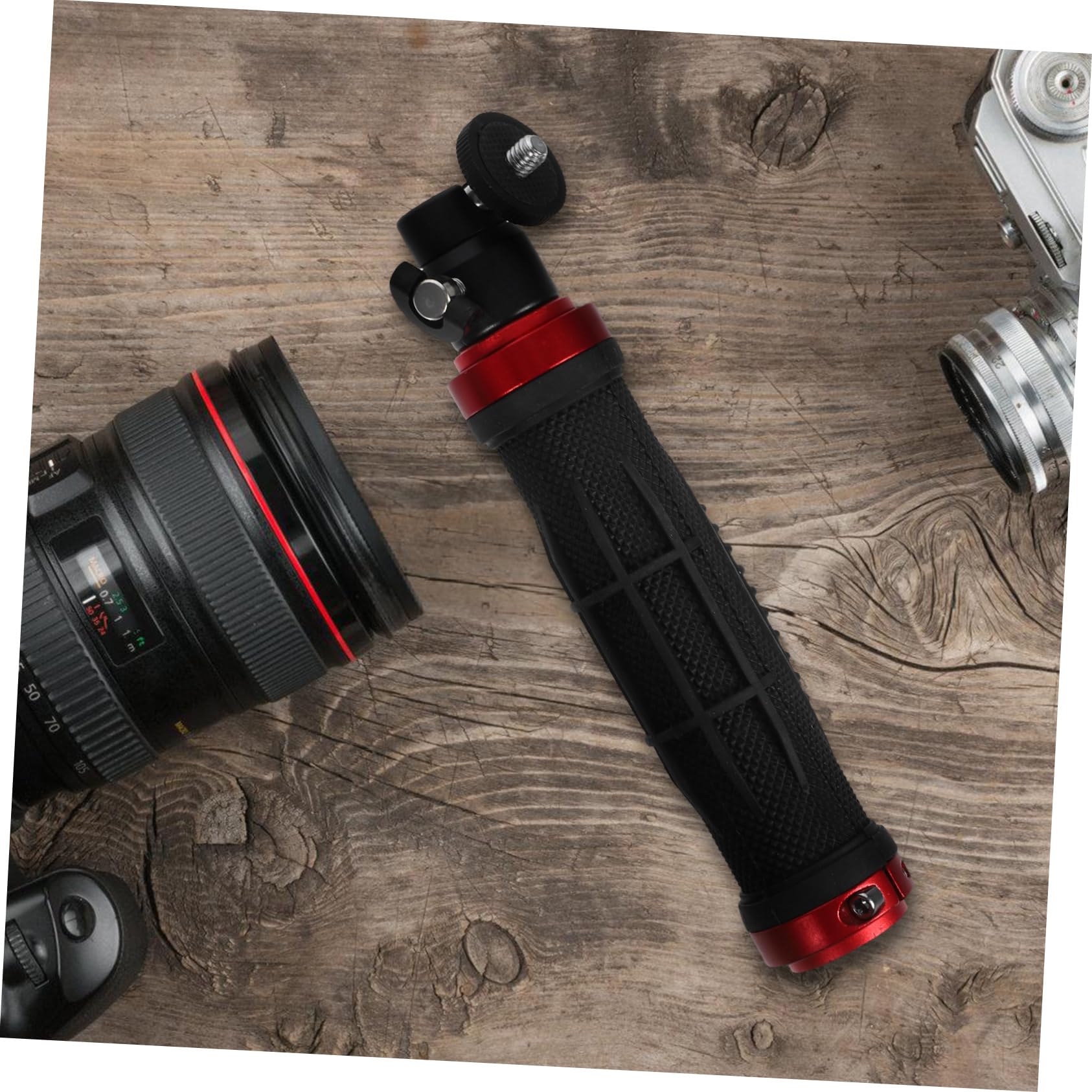 Tehaux Handheld Stabilizer Dslr Gimbal Video Camera Stabilizer Camera Handle Grip Lightweight Aluminum Alloy 1/4 Screw Fit