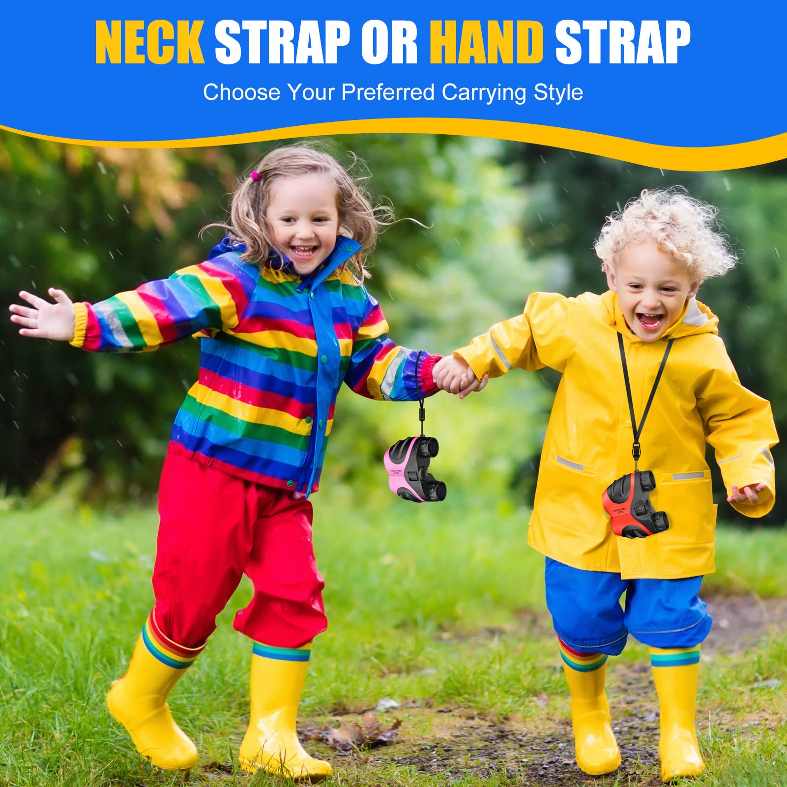 Let'S Go Binocular For Kids, Compact High Resolution Shockproof Binoculars