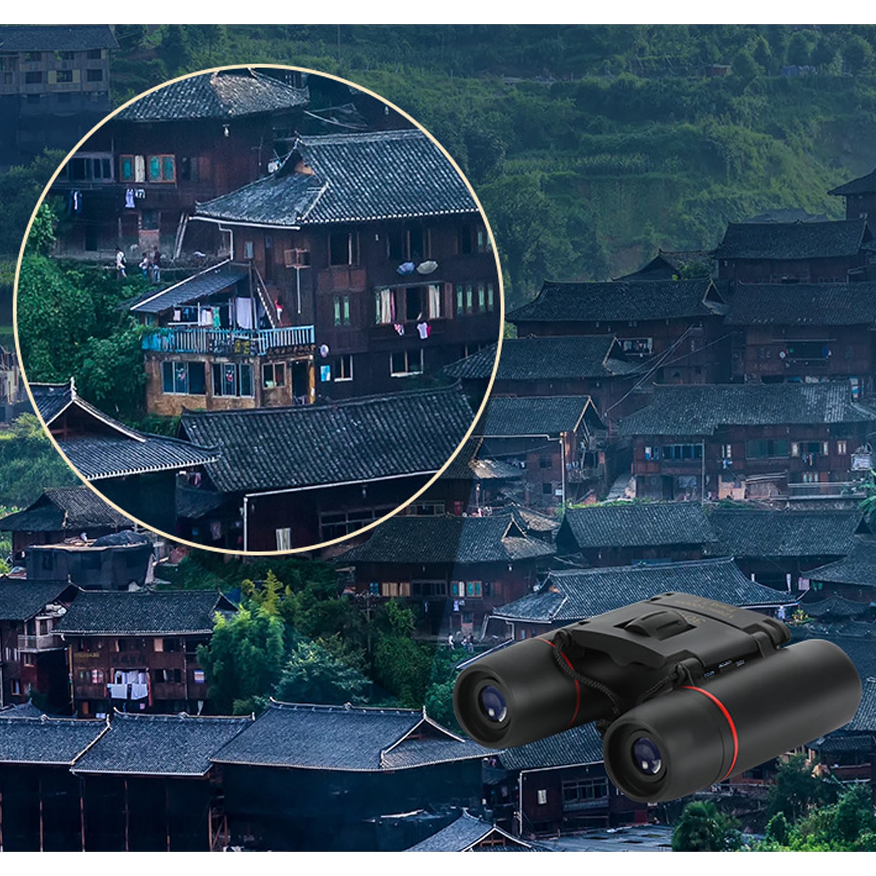 Yourelexit Binoculars For Adults, Compact Small Pocket Mini Travel Binocular For Bird Watching Concert Theater Opera High Powered Electronic Cruise Ship Essentials Norwegian Alaska Must Haves Hiking Camping Gear