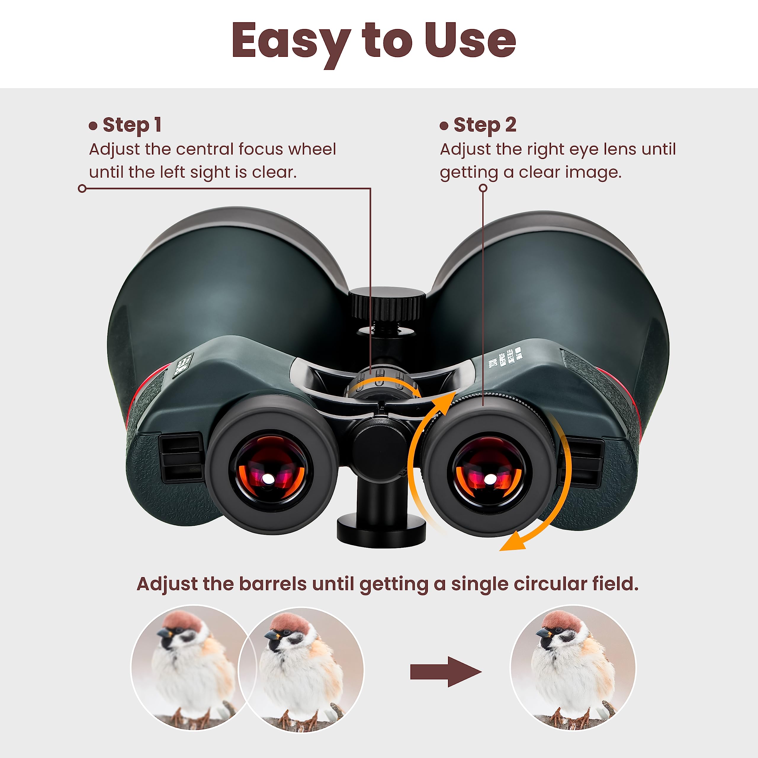 Esslnb Astronomy Binoculars - 20X80 For Adults, Outdoor Waterproof Binoculars For Bird Watching, Travel And Stargazing With Tripod Adapter And Carrying Bag