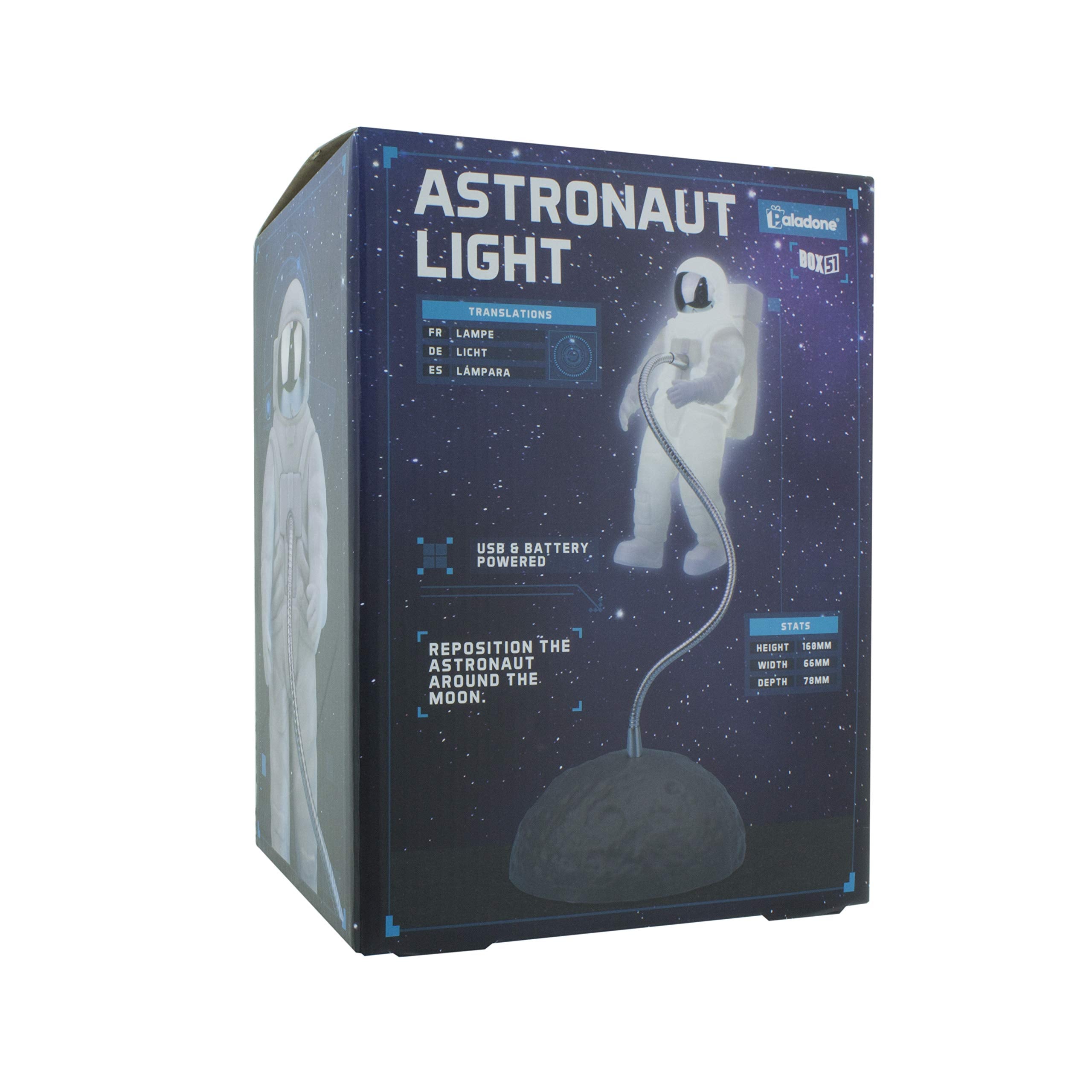Box 51 Paladone Floating In Space Astronaut Desk Lamp Light