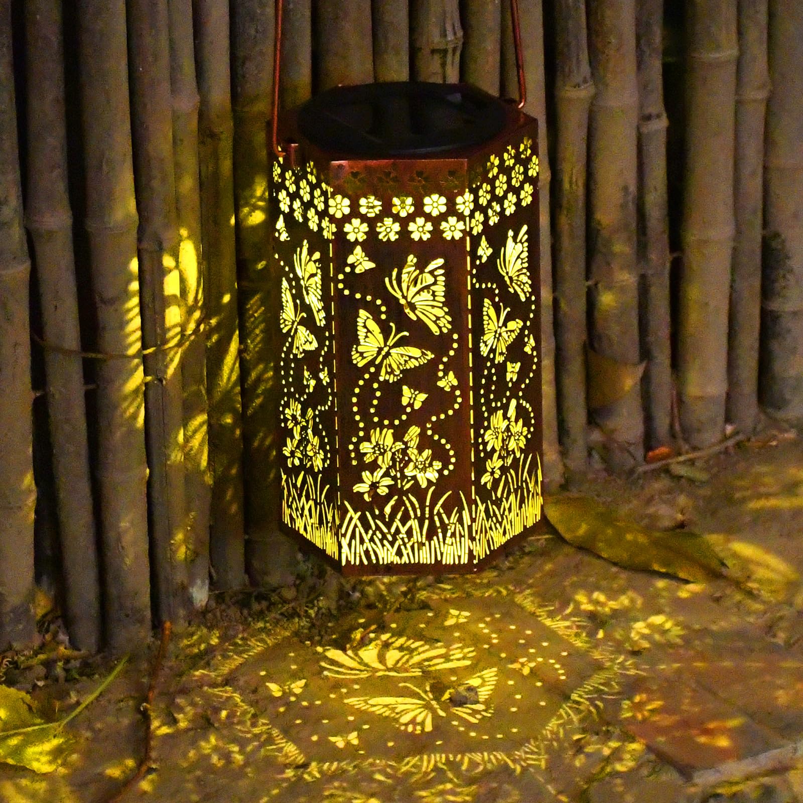 Jobosi Solar Butterfly Lantern Lights For Outdoor Garden, Butterfly Lovers , Garden Decor, Yard Decor, Landscape Decor, Garden , Mom ,  For Women, Grandma , Kids