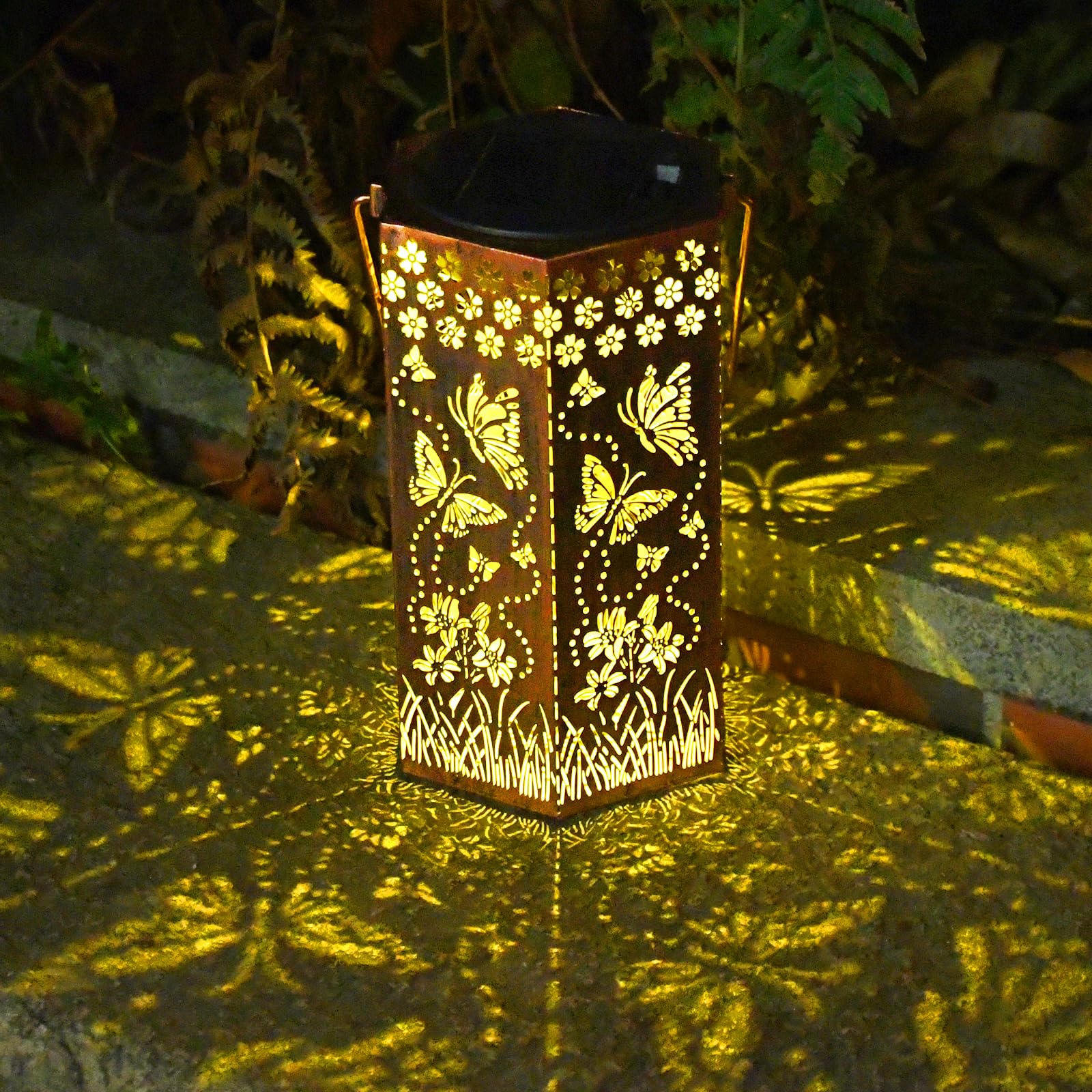 Jobosi Solar Butterfly Lantern Lights For Outdoor Garden, Butterfly Lovers , Garden Decor, Yard Decor, Landscape Decor, Garden , Mom ,  For Women, Grandma , Kids