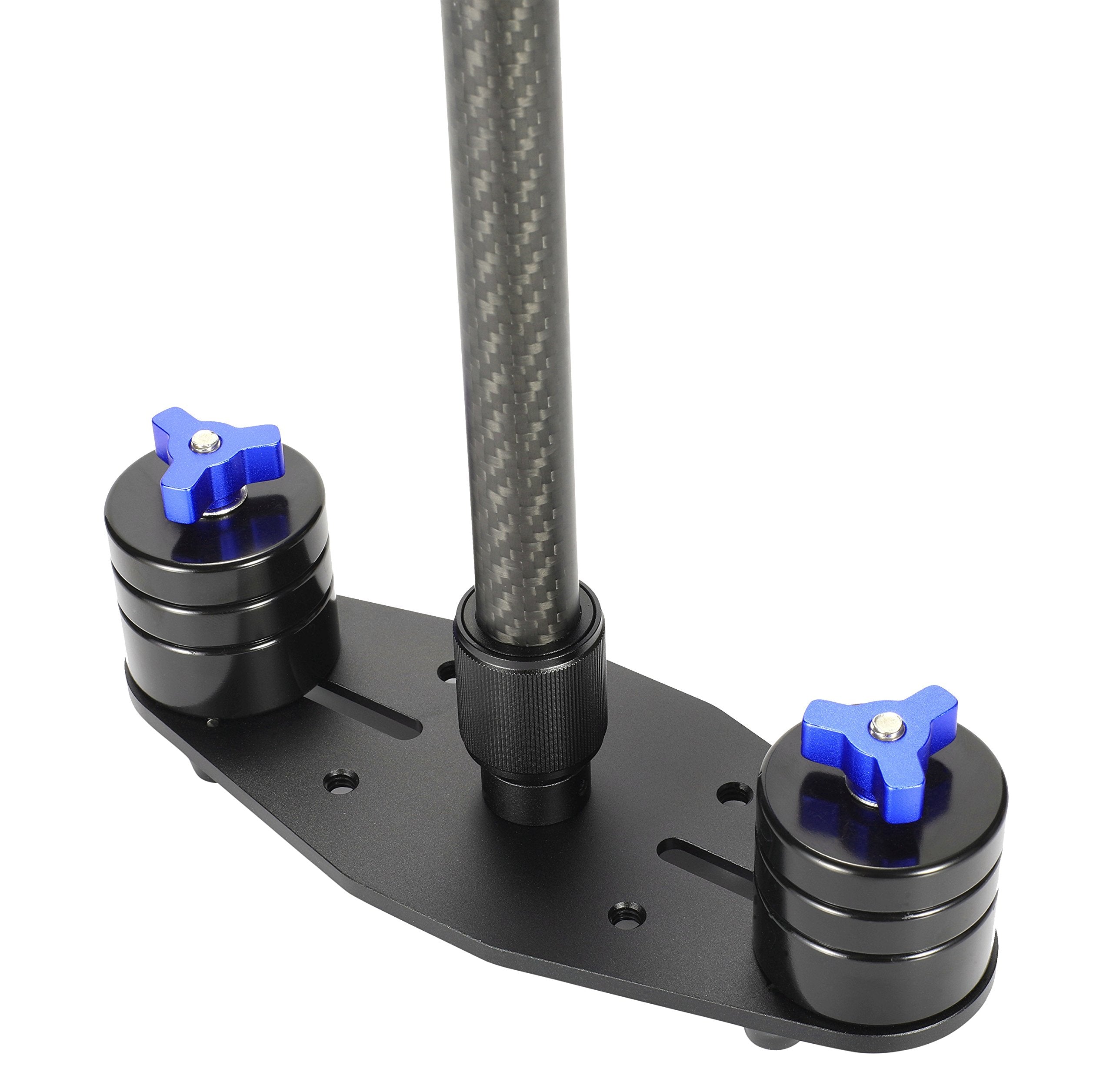 Sunsmart Morros Carbon Fiber Camera Video Stabilizer With Min Length 38Cm And Max Length 60Cm With Quick Release For Dslr And Video Cameras