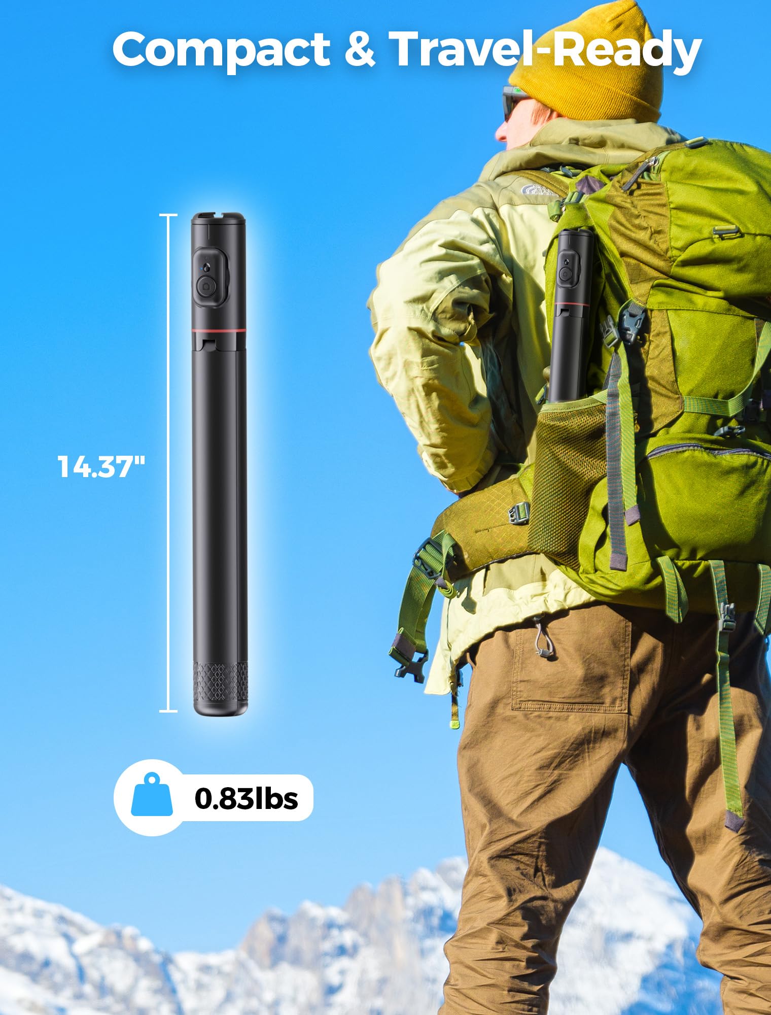 Gliship 72" Phone Tripod Selfie Stick, Extendable Tripod For Iphone With Remote, Portable Cell Phone Tripod Stand For Video Recording All-In-1 Travel Smartphone Tripod Compatible With Iphone 16/15/14/Android