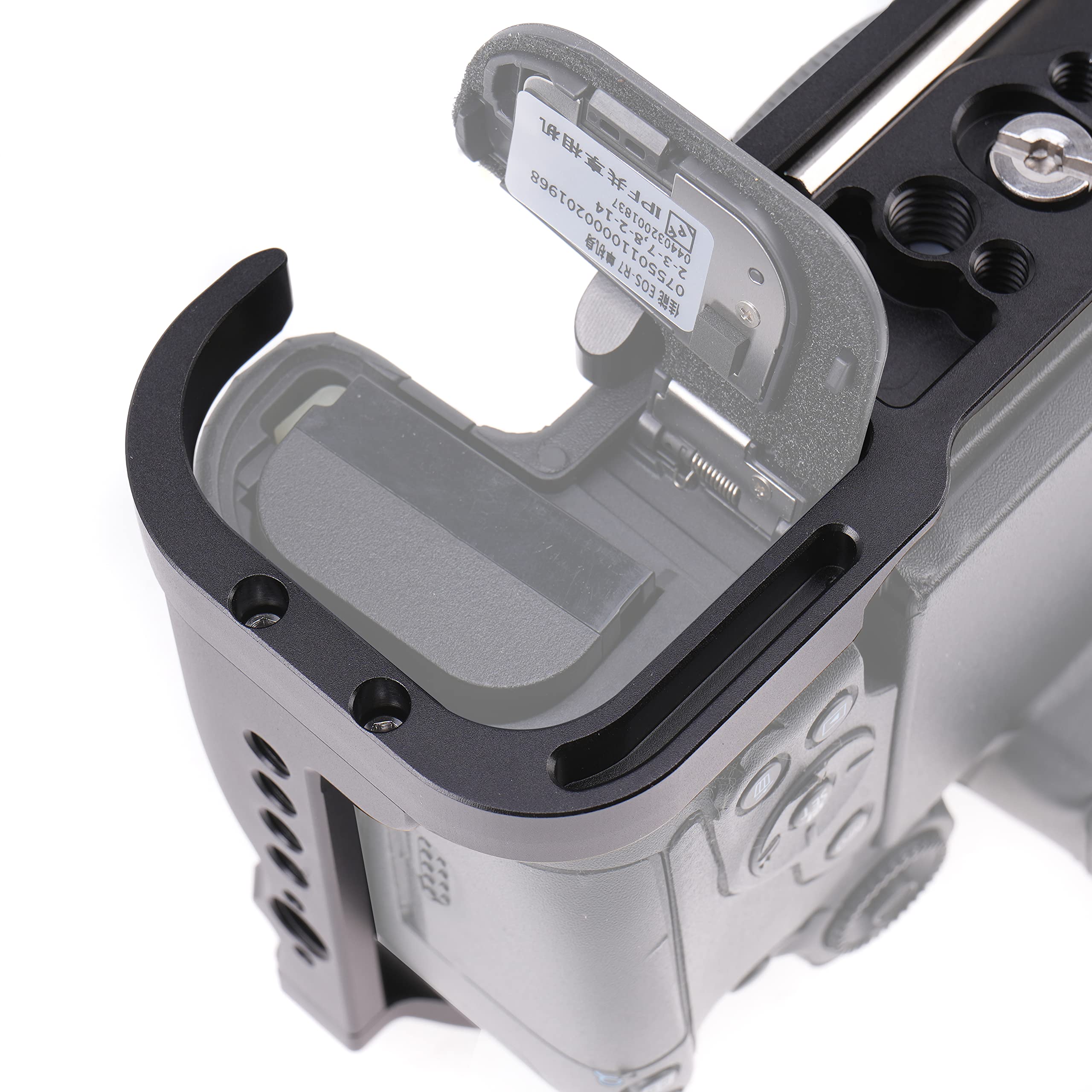 Fotga Alloy Aluminum Camera Cage Bracket Stabilizer + Top Handle For Canon Eos R7 Dslr Camera Video Film Making Compatible With Arca Swiss Tripod Ball Head Clamp