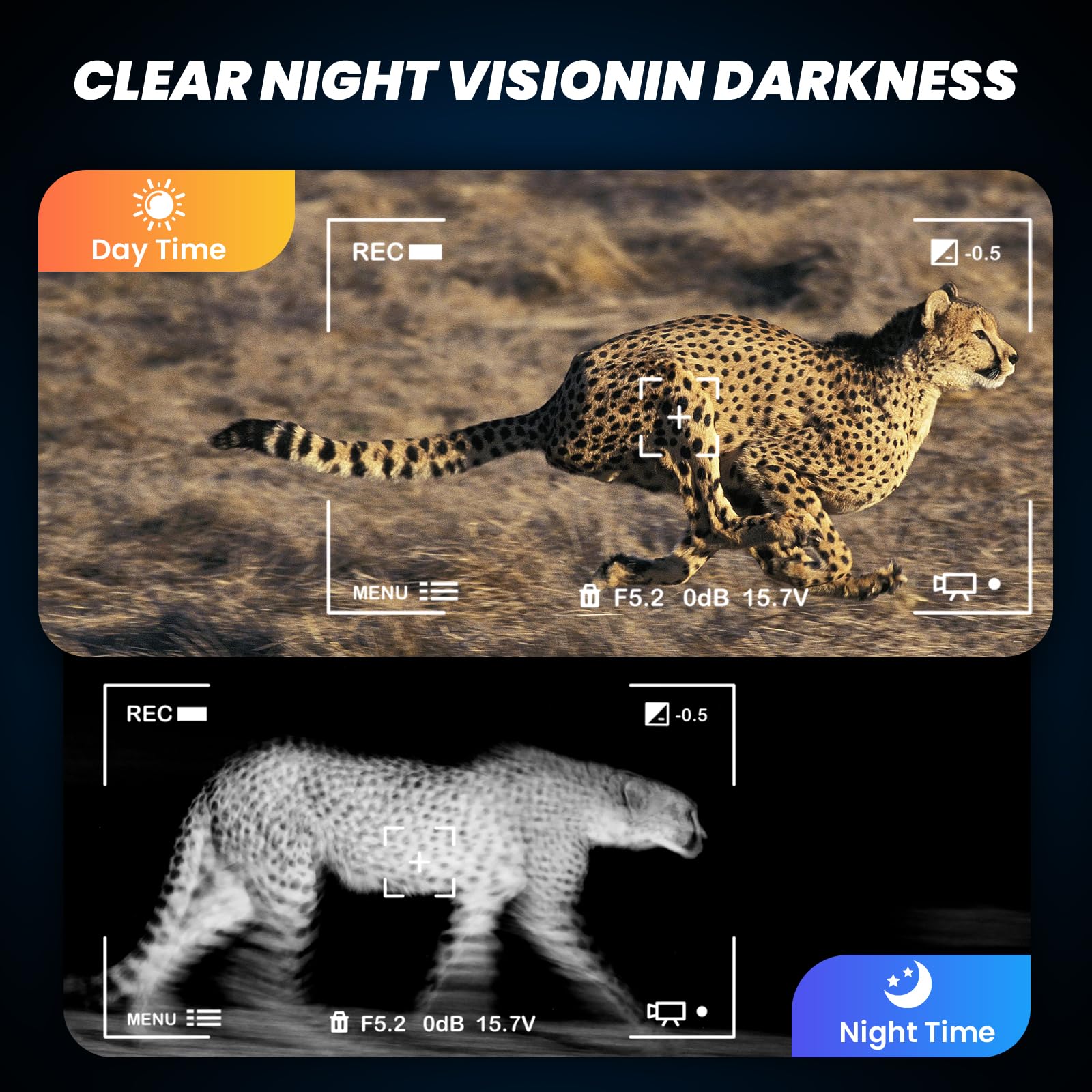 Asika Night Vision Goggles, Night Vision Binoculars For Adults, 4K 2500Ft Head-Mounted Infrared Nvg With 64Gb Card, UtilityLight, 8X Digital Zoom For Outdoor, Camping And Travel Clear Vision At Night