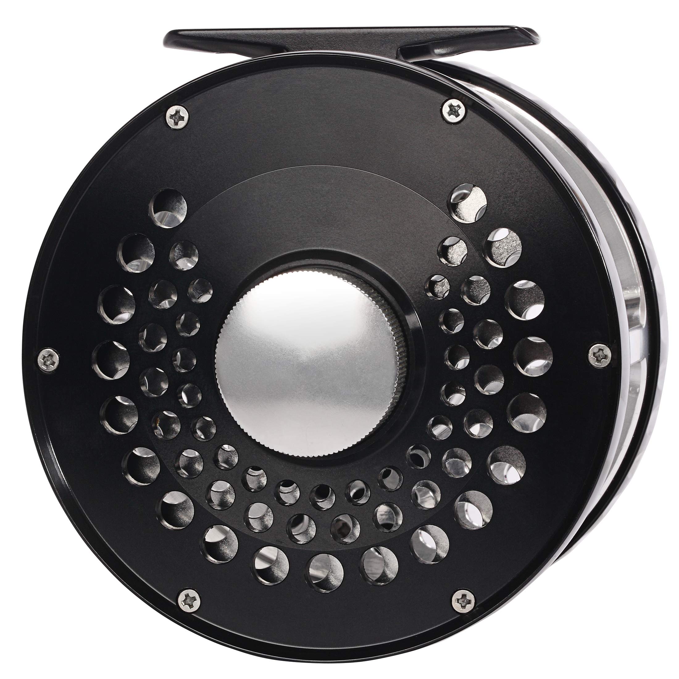 Channelmay Classic Fly Fishing Reel 7/9 Wt Cnc Machined Aluminum Large Arbor Disc Drag System Salmon Fishing