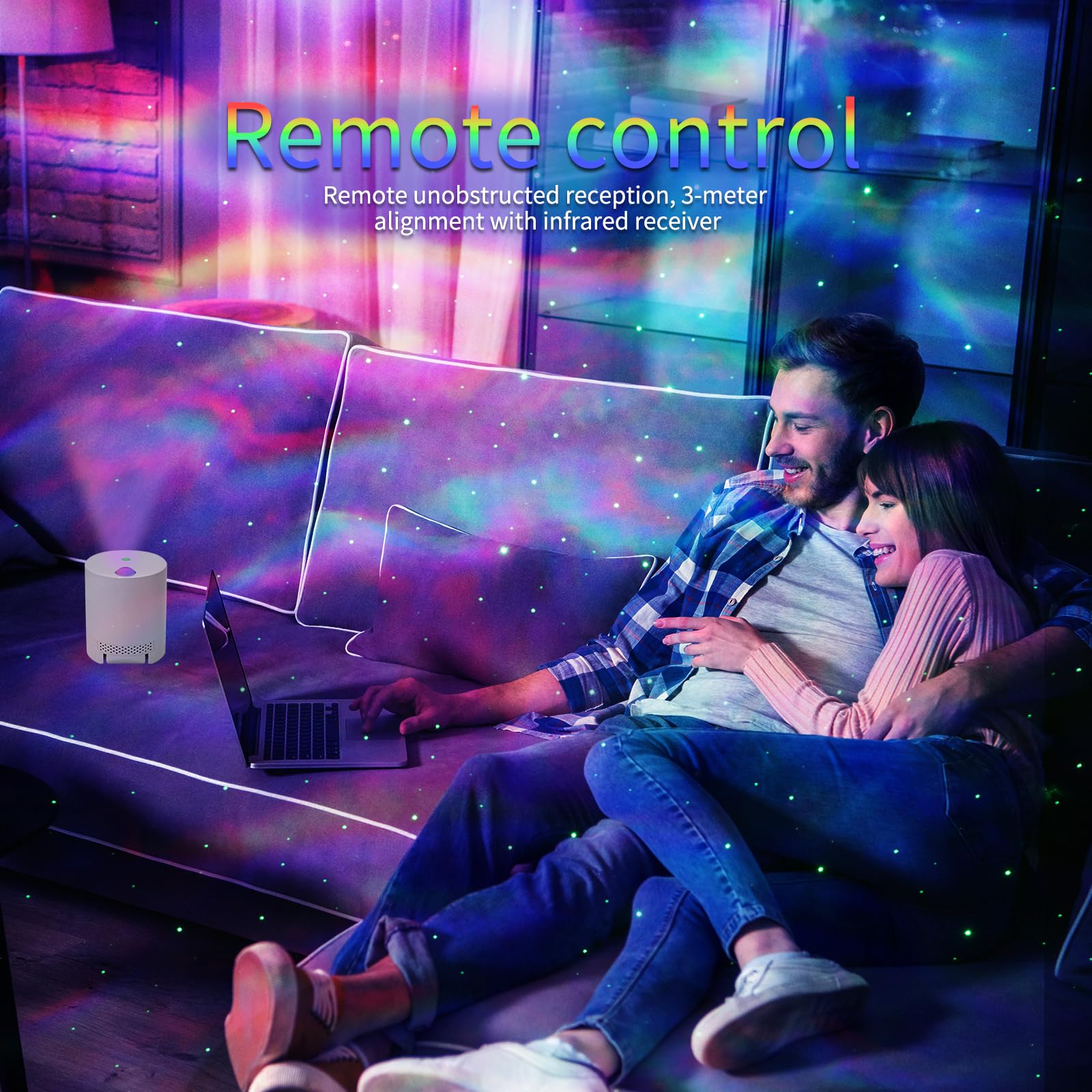 Caiyue Star Projector, Galaxy Projector For Bedroom, Night Light Projector With Timer And Remote Control, Adjustable Speed And Brightness, For Aurora Projector For Bedroom, Living Room And Home Theater