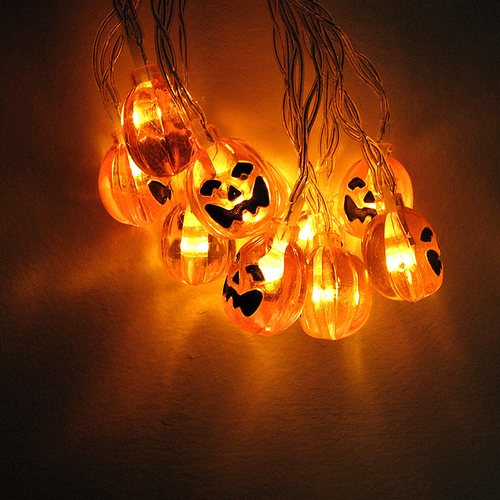 Snomyrs Halloween Pumpkin String Lights Solar String Light 21Ft 30 Led Outdoor Pumpkin Lights For Patio Garden Gate Yard Halloween Christmas Decoration