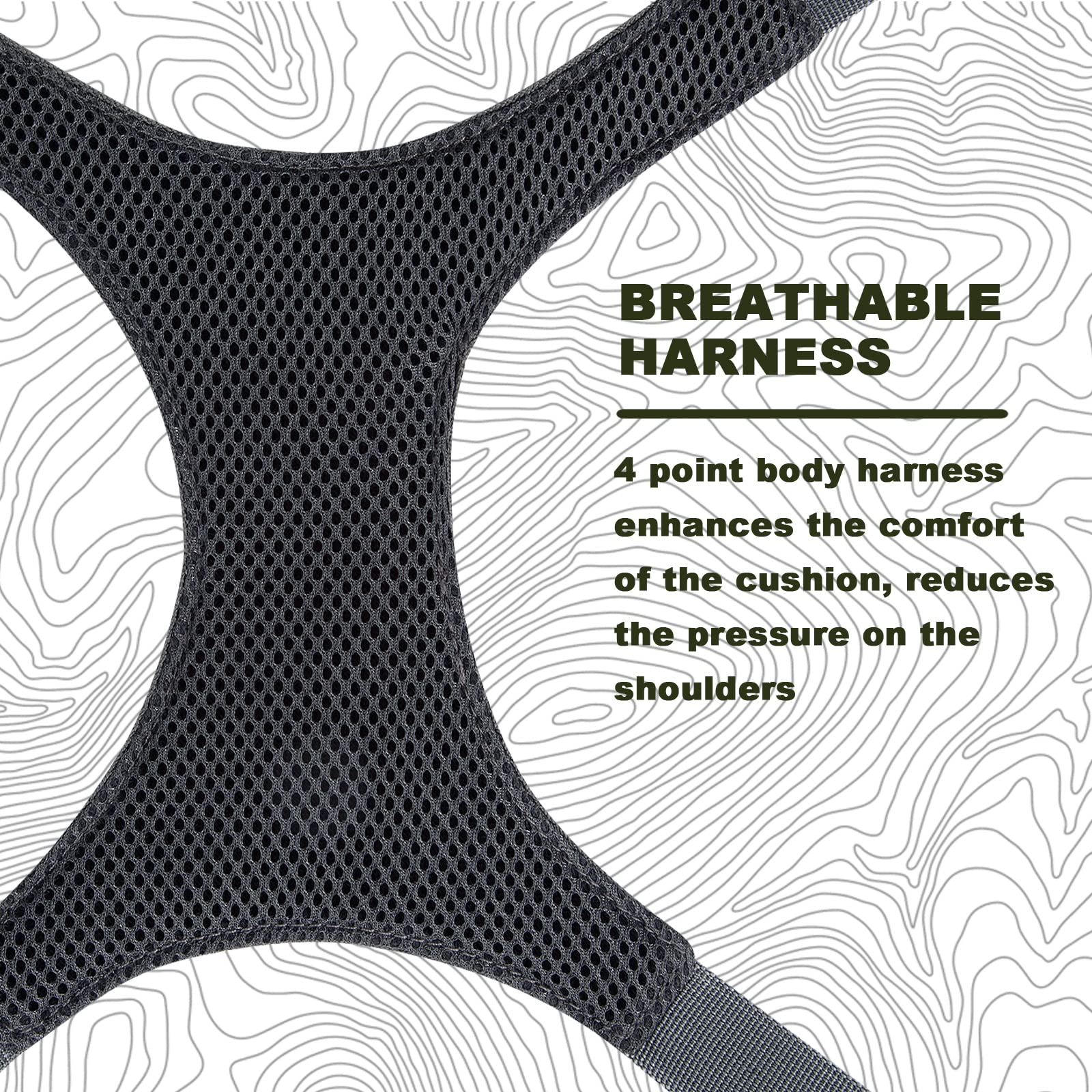 Uiihunt Binocular Harness: Lightweight Bino Harness With Rangefinder Pouch, Portable Chest Pack For Hunting & More