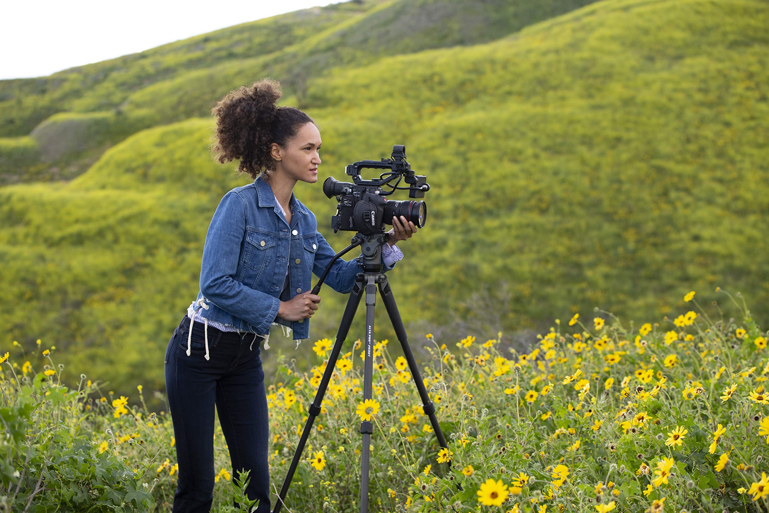 Vanguard Alta Pro 2V 263Cvp Carbon Fiber Video Tripod With Alta Ph-123V Video Head