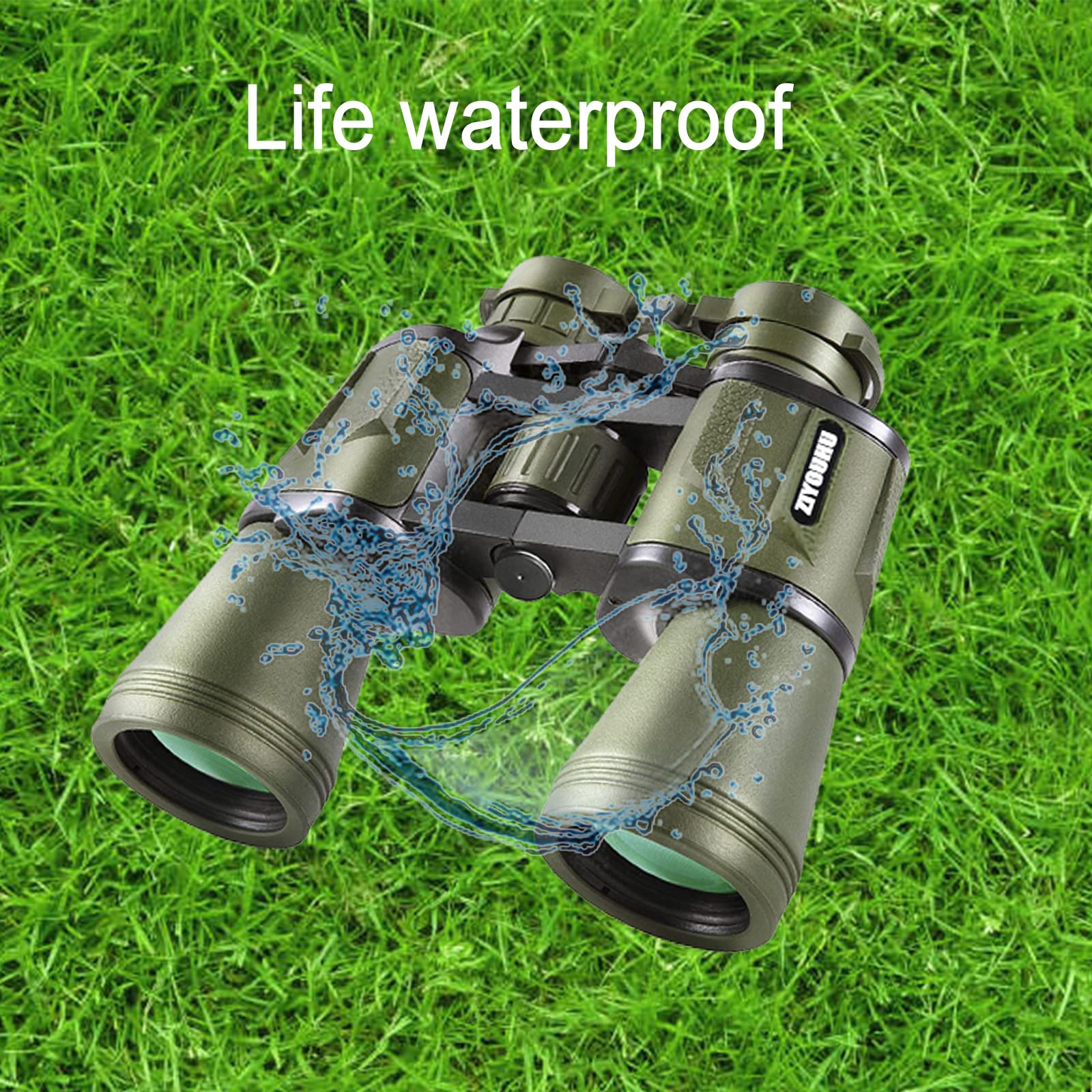 Ziyouhu 20X50 Binoculars For Adults And Kids,High Power Military Low Light Night Vision Binoculars,Waterproof Hd Professional/Compact Binoculars,Telescope For Adults Bird Watching Travel Hunting Stargazing