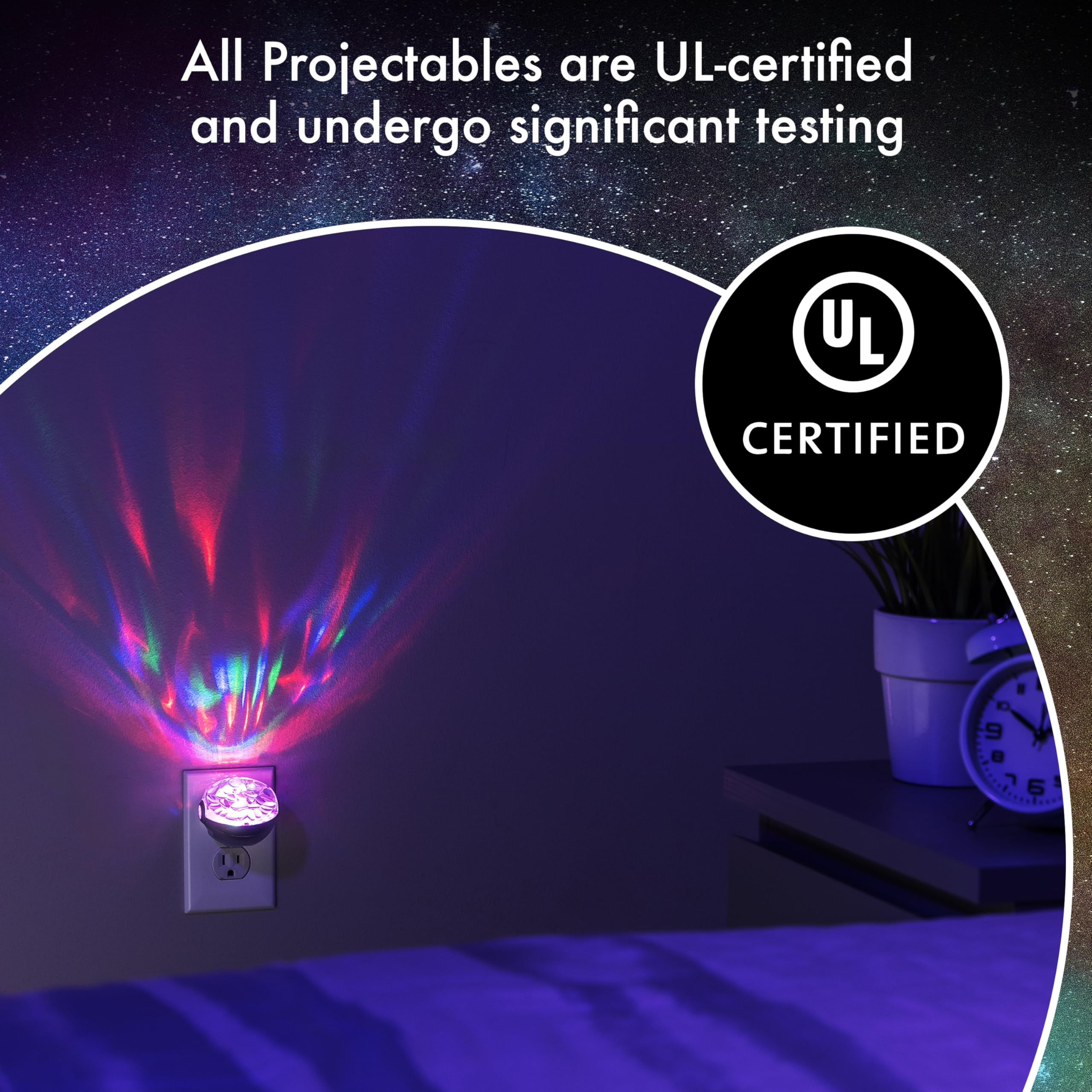 Projectables Northern Lights Led Night Light Galaxy Projector Plug In, Galaxy Ceiling Projector, Night Light Projector, Aurora Galaxy Projector, Galaxy Ceiling Projector For Bedroom, Playroom 30404