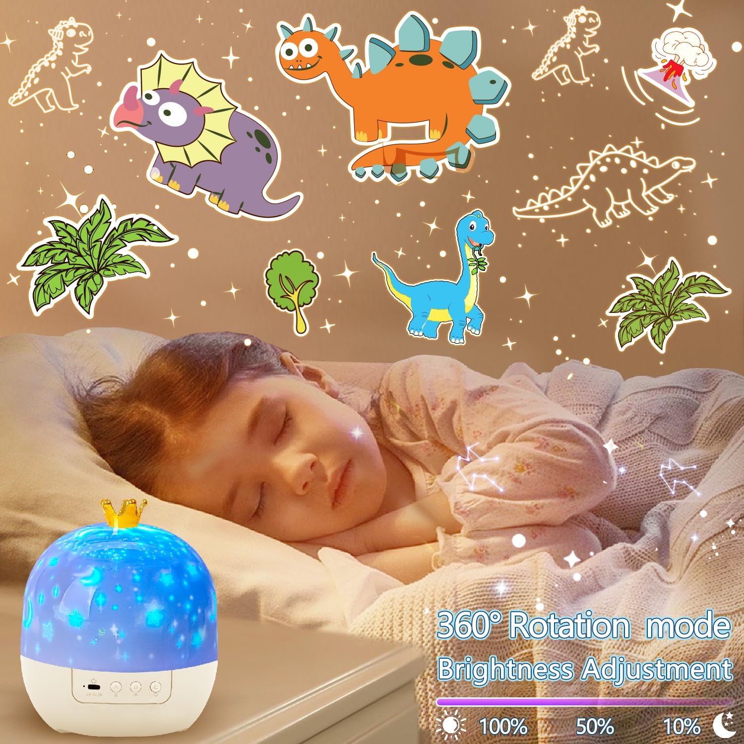 Lytrdit 21 Sets Of Films, Night Lights For Kids, Star Galaxy Projector, Bedroom, Ceiling, Star Projector With 360 Rotating For Boys And Girls, Birthday, Christmas , Room Decor
