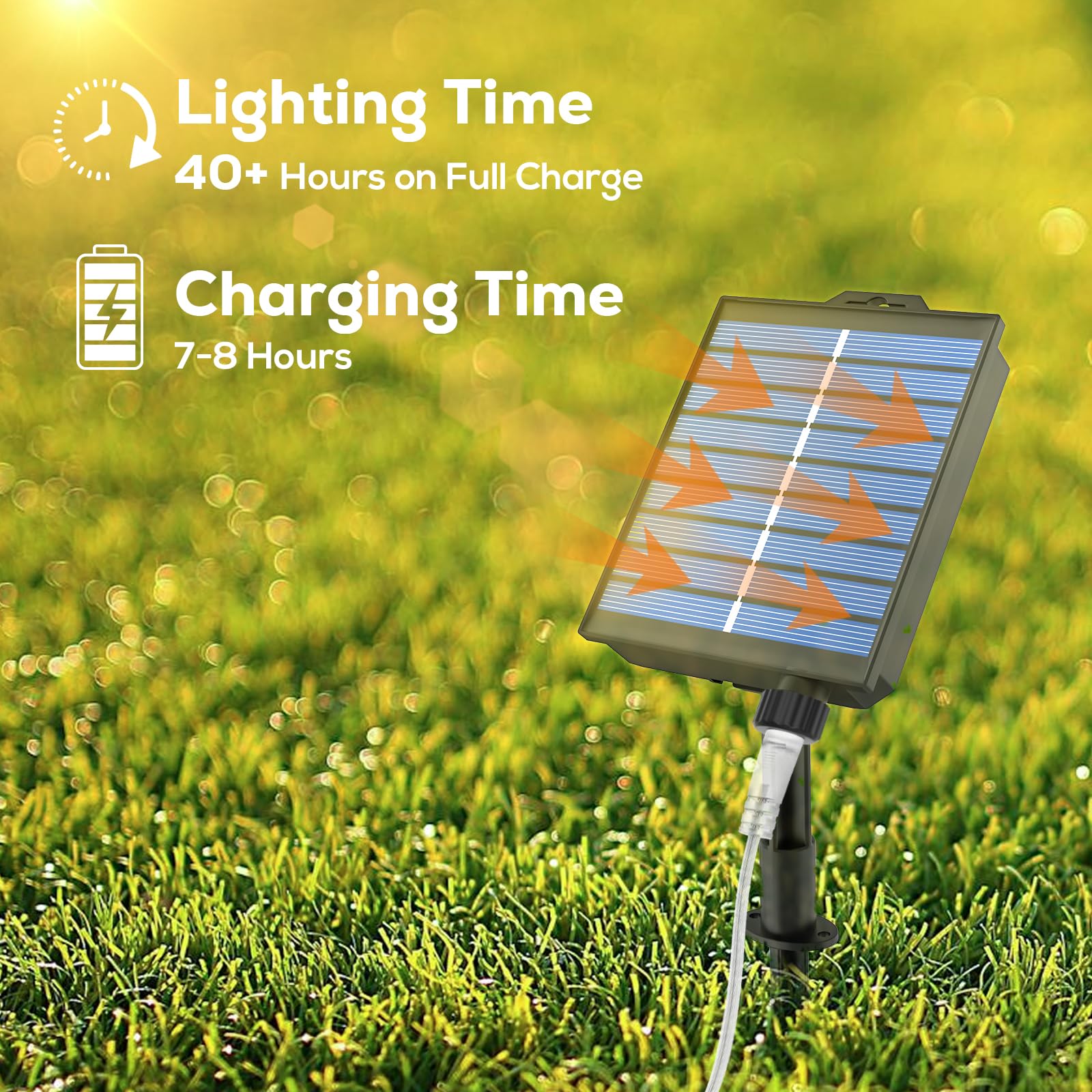 Goodea.Fun 56Ft 100Led Solar String Lights, Outdoor Solar Patio Lights With Remote, 1800Mah Battery Small Globe Light, 8 Lighting Modes & Timing, Ip65 Waterproof Outdoor Christmas Garden Yard Patio