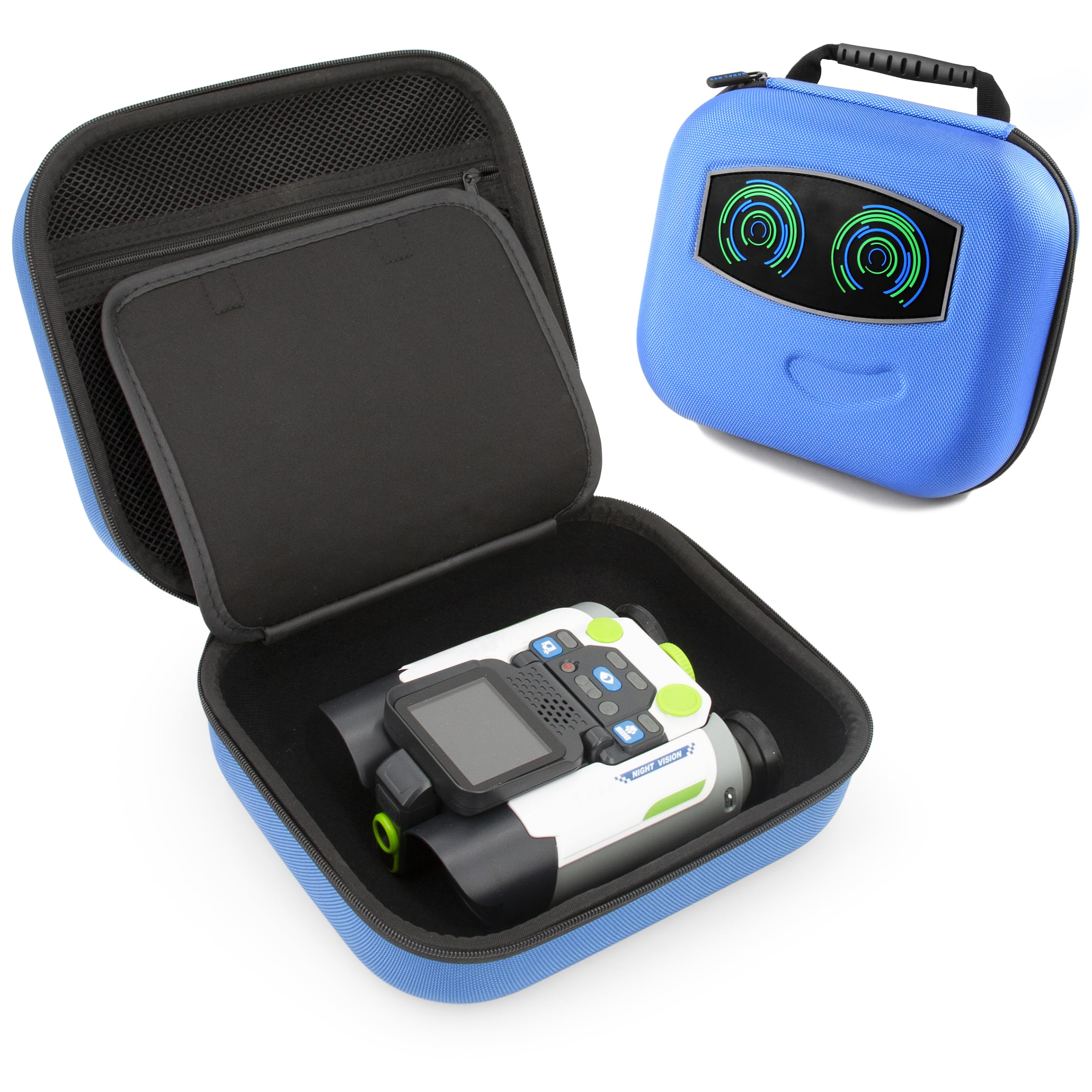 Casematix Adventure Travel Case Compatible With Leapfrog Magic Adventures Binoculars And Night Vision Outdoor Leapfrog Binoculars And Accessories, Organizer Box With Lid Storage - Includes Case Only