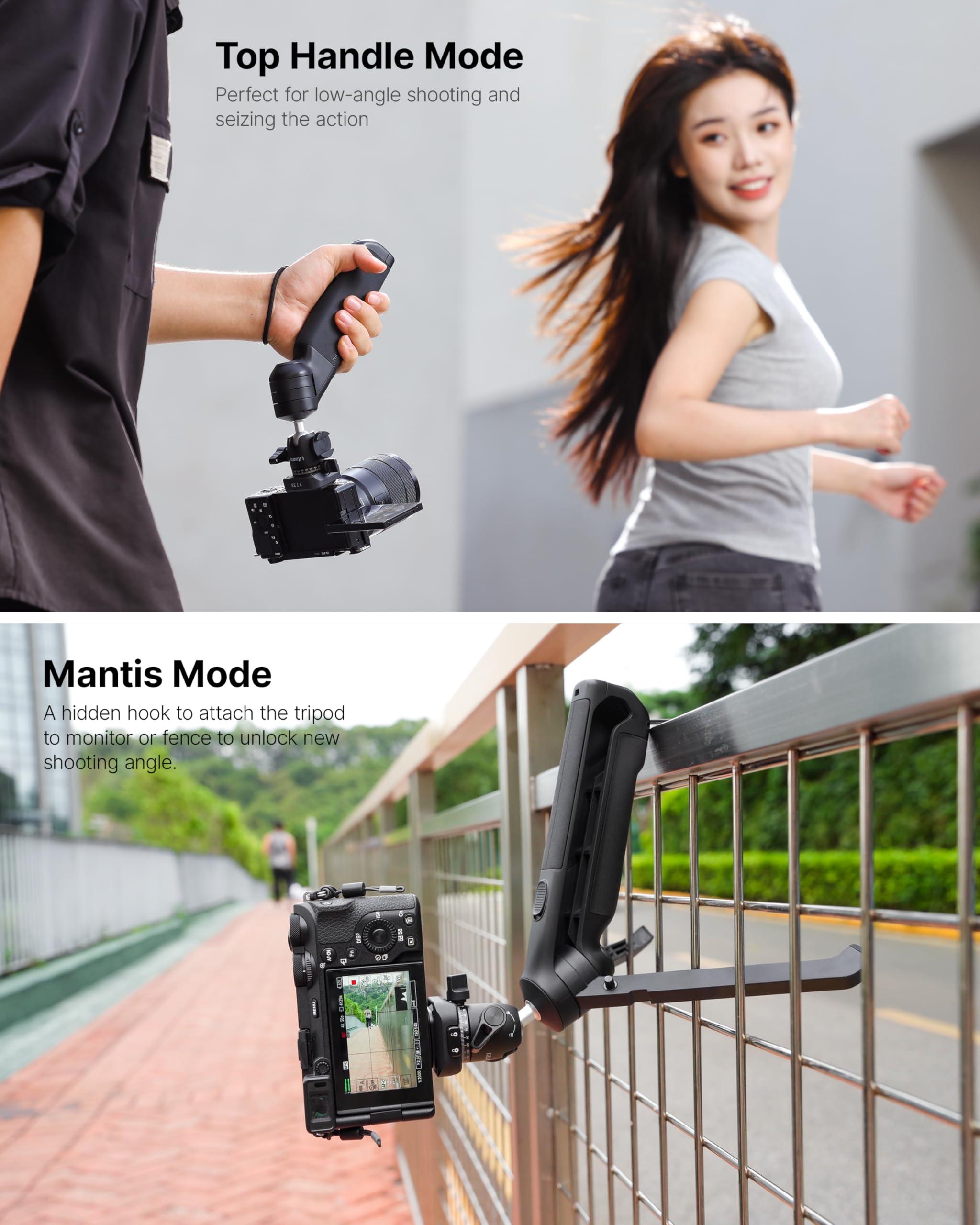 Ulanzi Tt38 Mini Tripod For Camera, One-Click Open Tabletop Camera Tripod Stand, Compatible With Canon Sony Nikon Fujifilm, Black