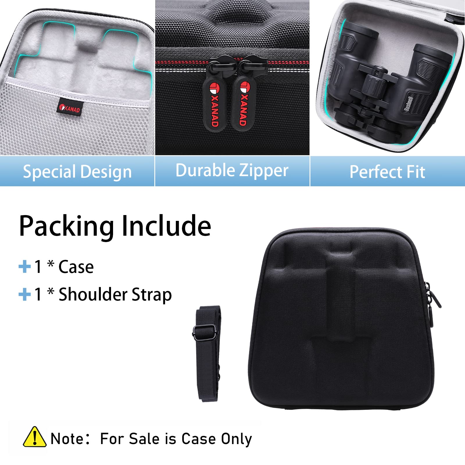 Xanad Binoculars Case For Tqyuit Or Fonsawa 20X50 Hd Professional/Waterproof Binoculars, Bak4 Prism Fmc Lens