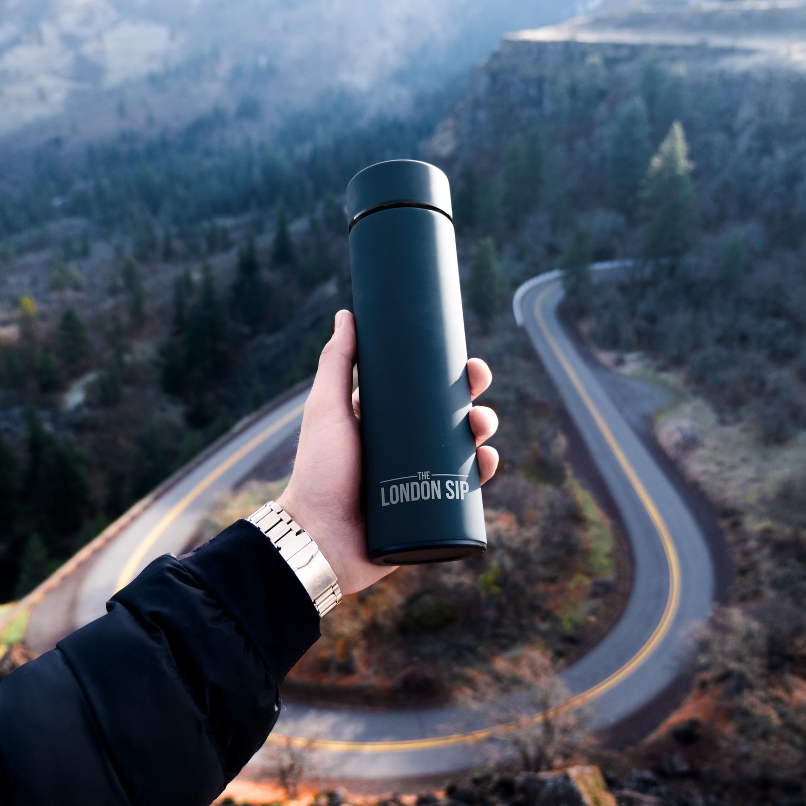 London Sip Multi-Purpose Travel Mug And Tumbler Fruit Infused Flask Hot And Cold Double Wall
