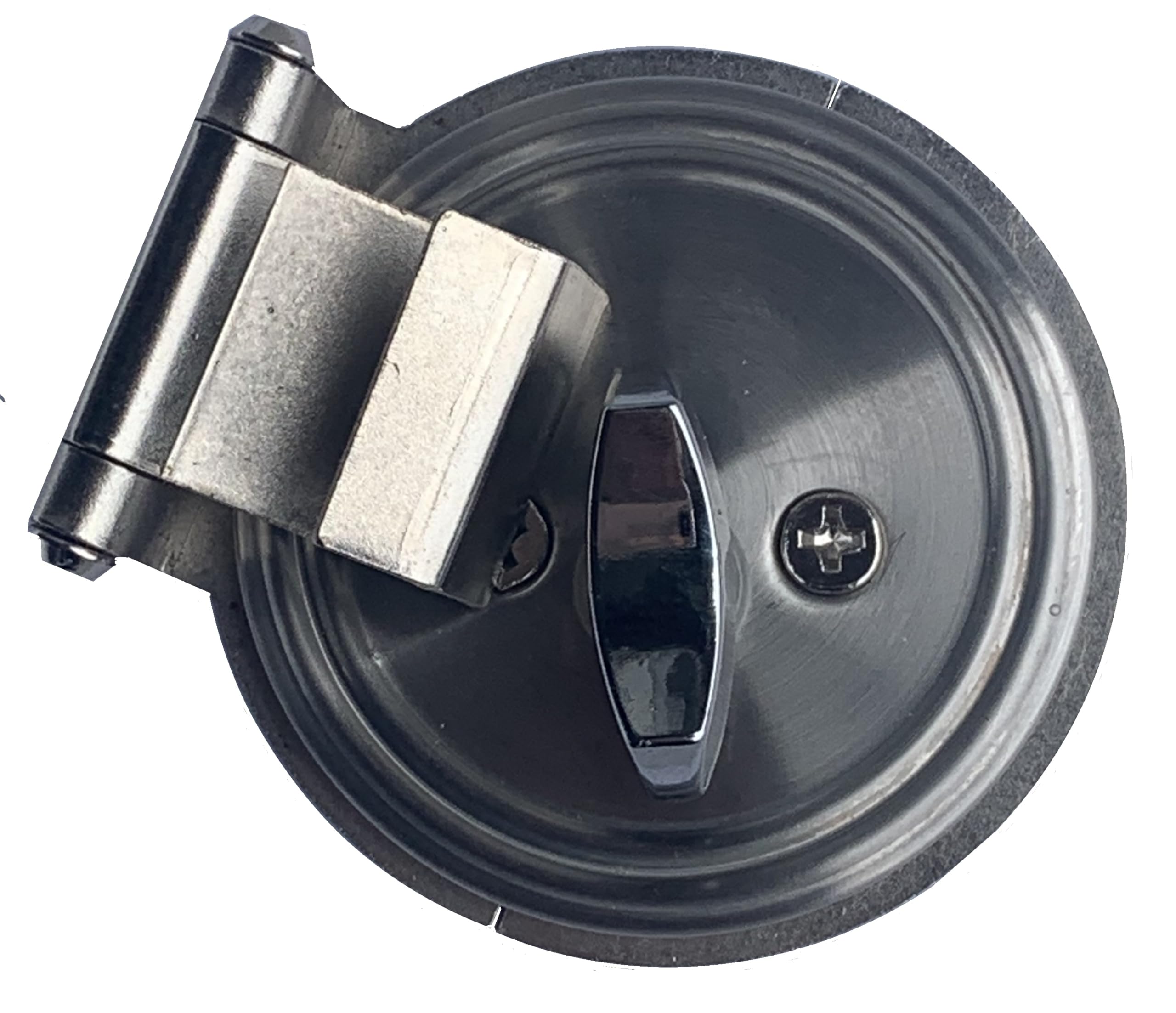 Arc Link Products Deadbolt Secure, Prevent Lock Bumping, Prevent Lock Picking For In-Swinging And Out-Swinging Doors, Install In Minutes, No Drilling (Nickel Plated)