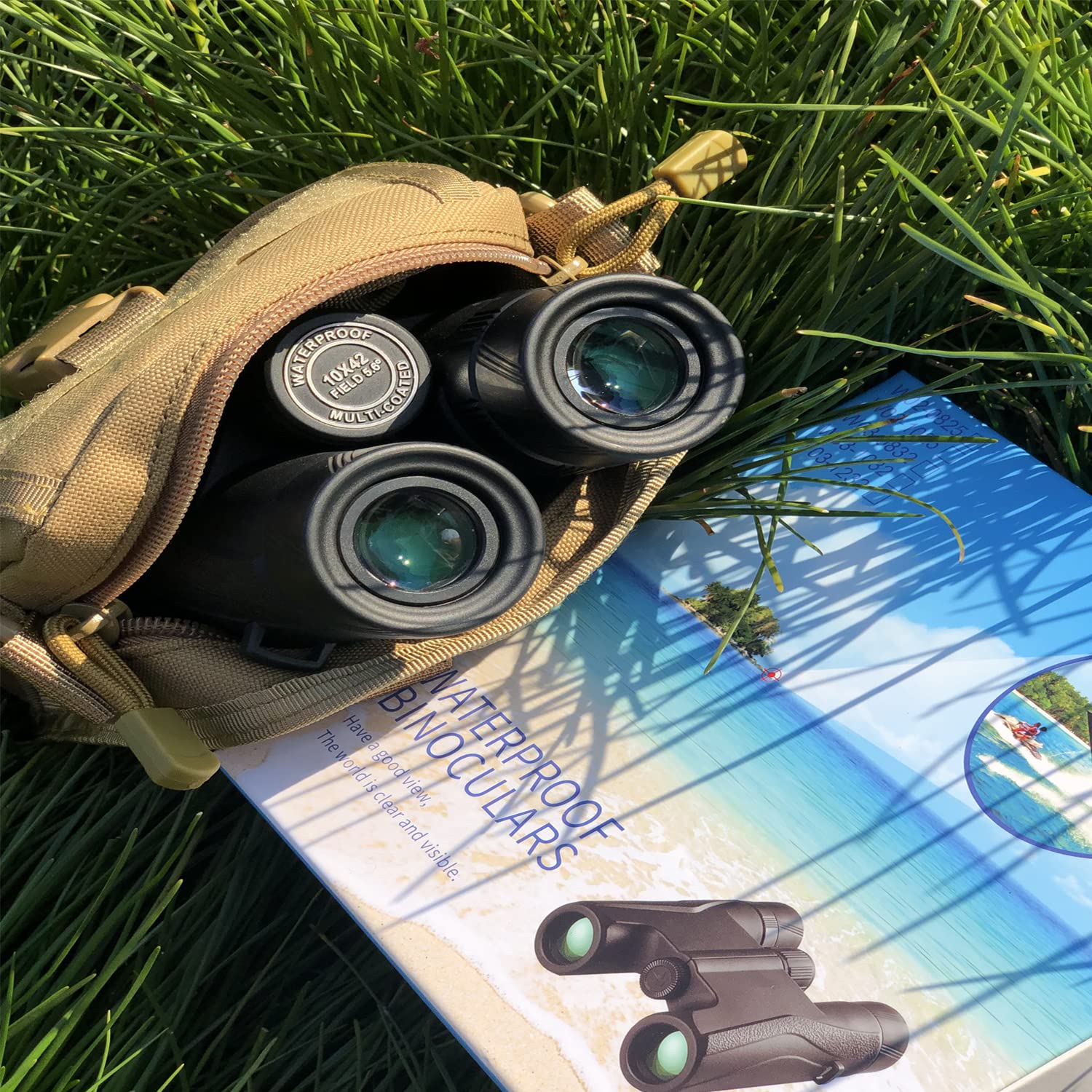 C-Eagleeye Binocular & Rangefinder Case,Life Waterproof, Inside The Foam Cushion Shockproof, Suitable For Hunting Hiking Travel To Carry（Binoculars Below 42Mm For General Use）