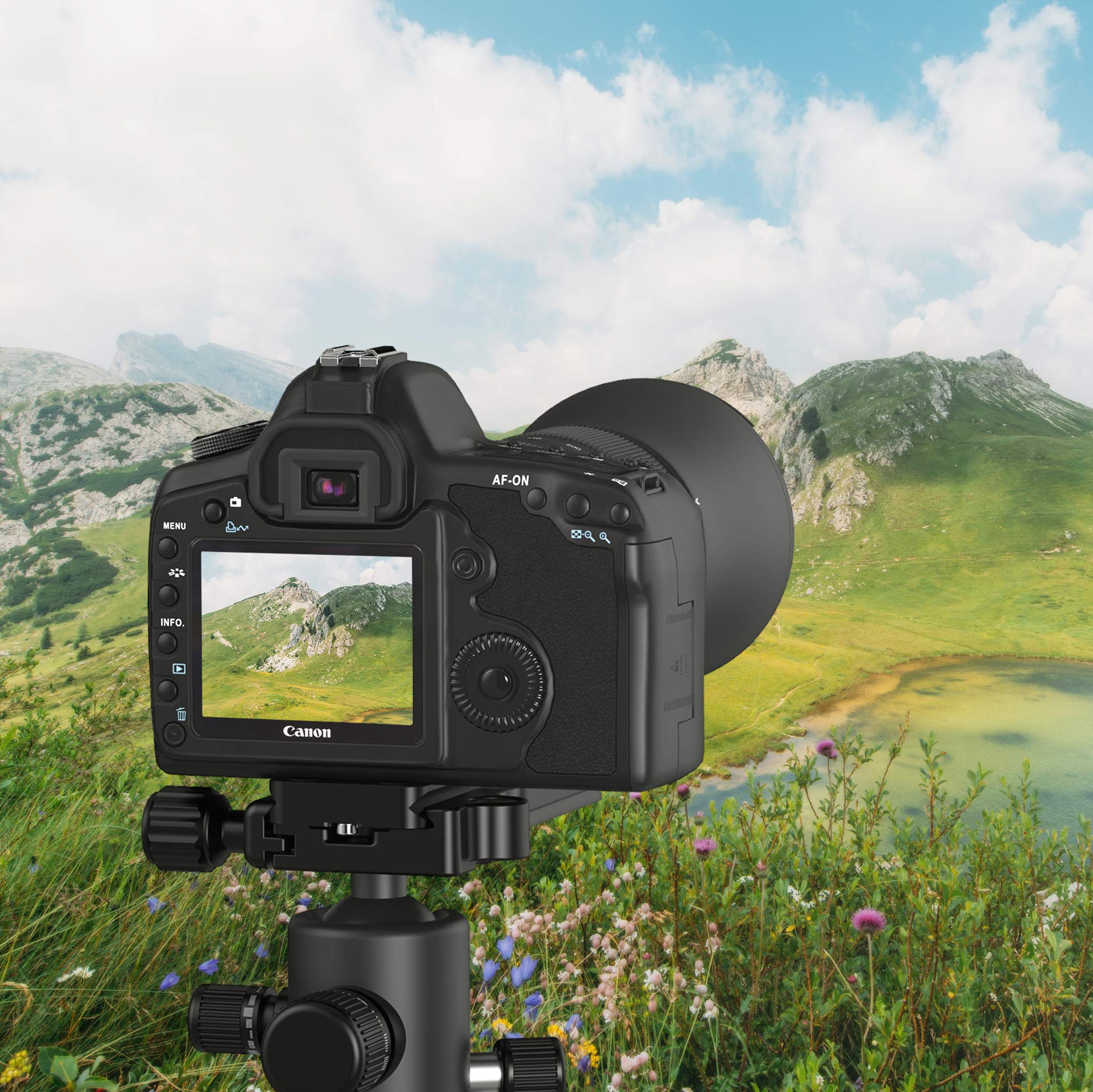 Sabrent 62 Inch Carbon Fiber Tripod With 360 Degree Camera Mount (Tp-Cf62)