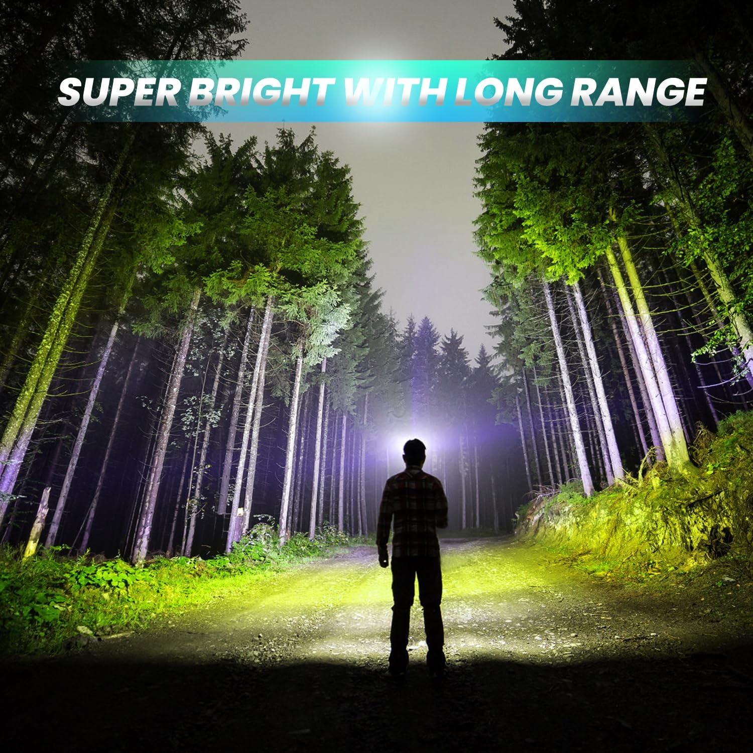 Shtalhst 2 Pack Flashlights High Lumens, 1000,000 Lumens Super Bright Rechargeable Led Flashlights, Long Lasting And Water Resistance, Powerful Flashlights With 7 Lighting Modes For Home Camping Hiking