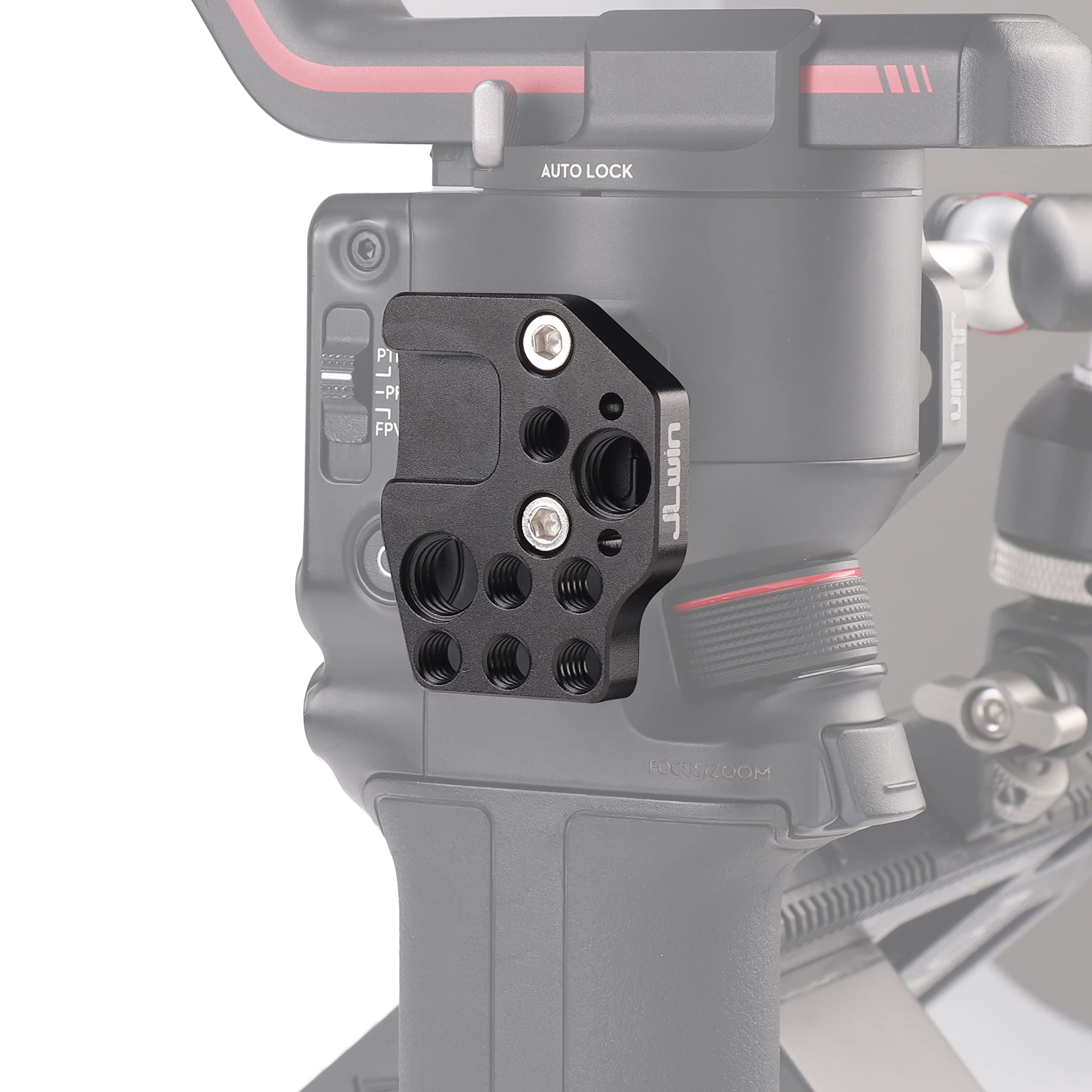Hersmay 2Pcs Universal Quick Release Plate For Dji Ronin Sc Rs2 Rs3 Pro Rsc2 Gimbal Stabilizer Accessories,With 1/4"-20 3/8"-16 Holes Cold Shoe For Camera Field Monitor Microphone Led Light
