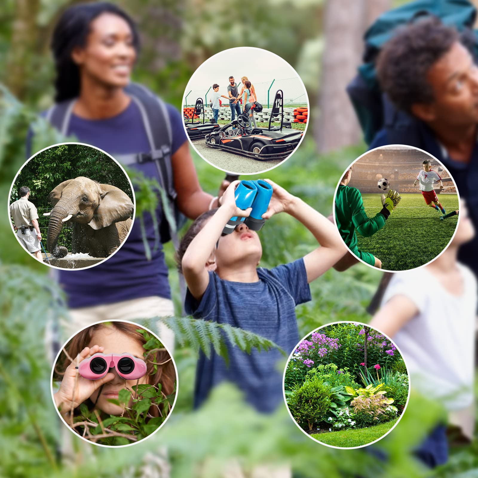 Inxaric Binocular For Kids- Kids Binoculars With Clear Low Light Vision-8X21 Large Eyepiece Compact Binocular For Adults Kids-High Resolution Binoculars For Bird Watching Camping Hiking Travel，Best