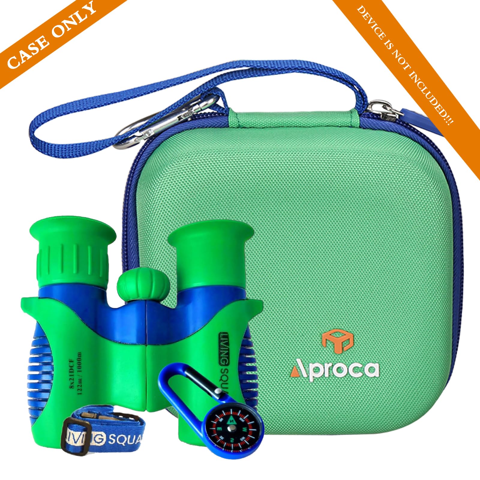 Aproca Hard Storage Portable Case, For Living Squad Kids 8X21 Binoculars Set
