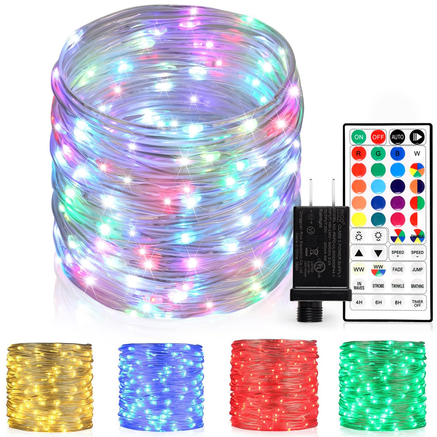 Homestarry Outdoor String Lights - 80 Ft Rope Lights With 240 Color Changing Leds, Waterproof & Plug-In For Wedding, Patio, Garden & Christmas Decor
