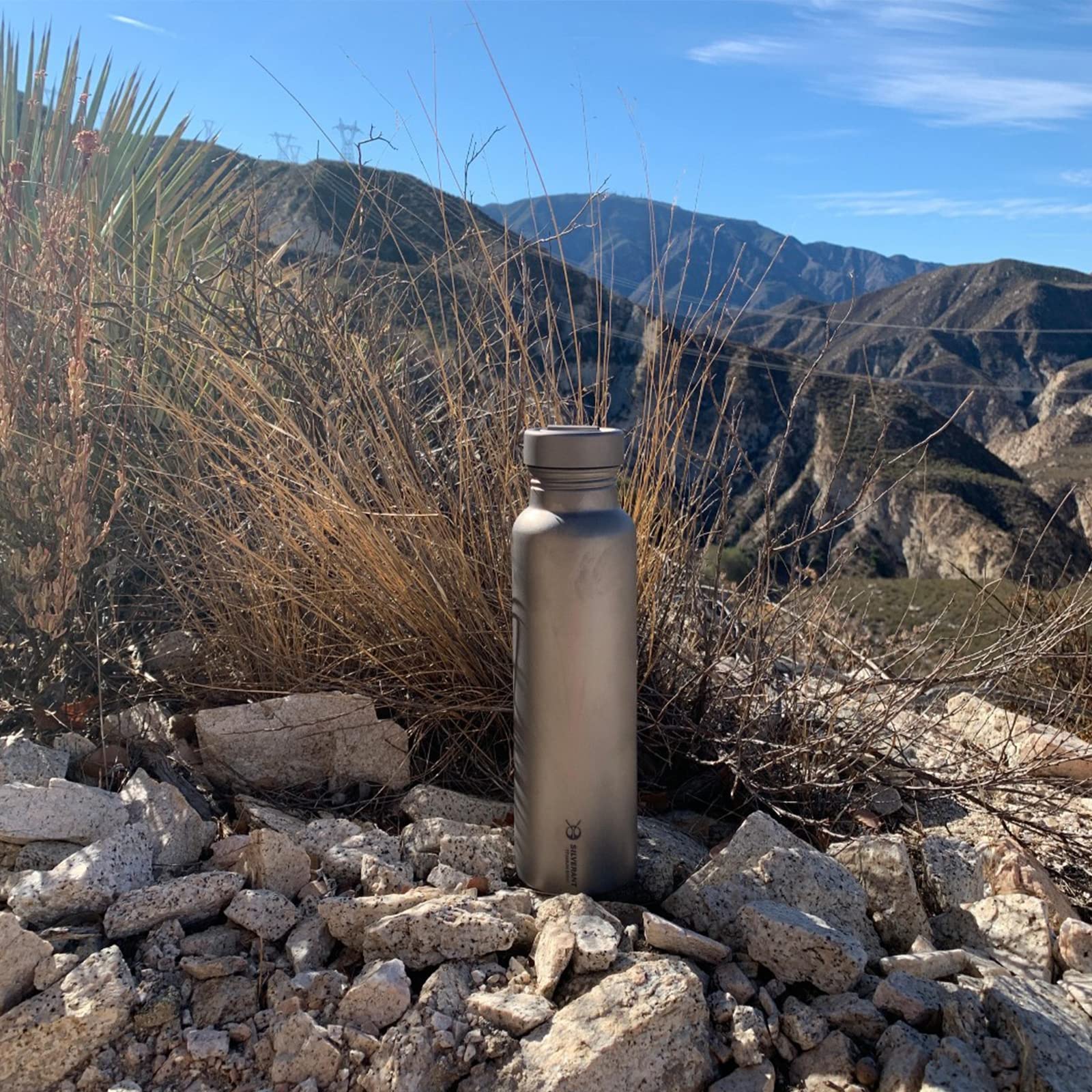 Titanium Ultralight 800Ml/27 Fl Oz Leakproof Outdoor Camping Hiking Sports Water Bottle