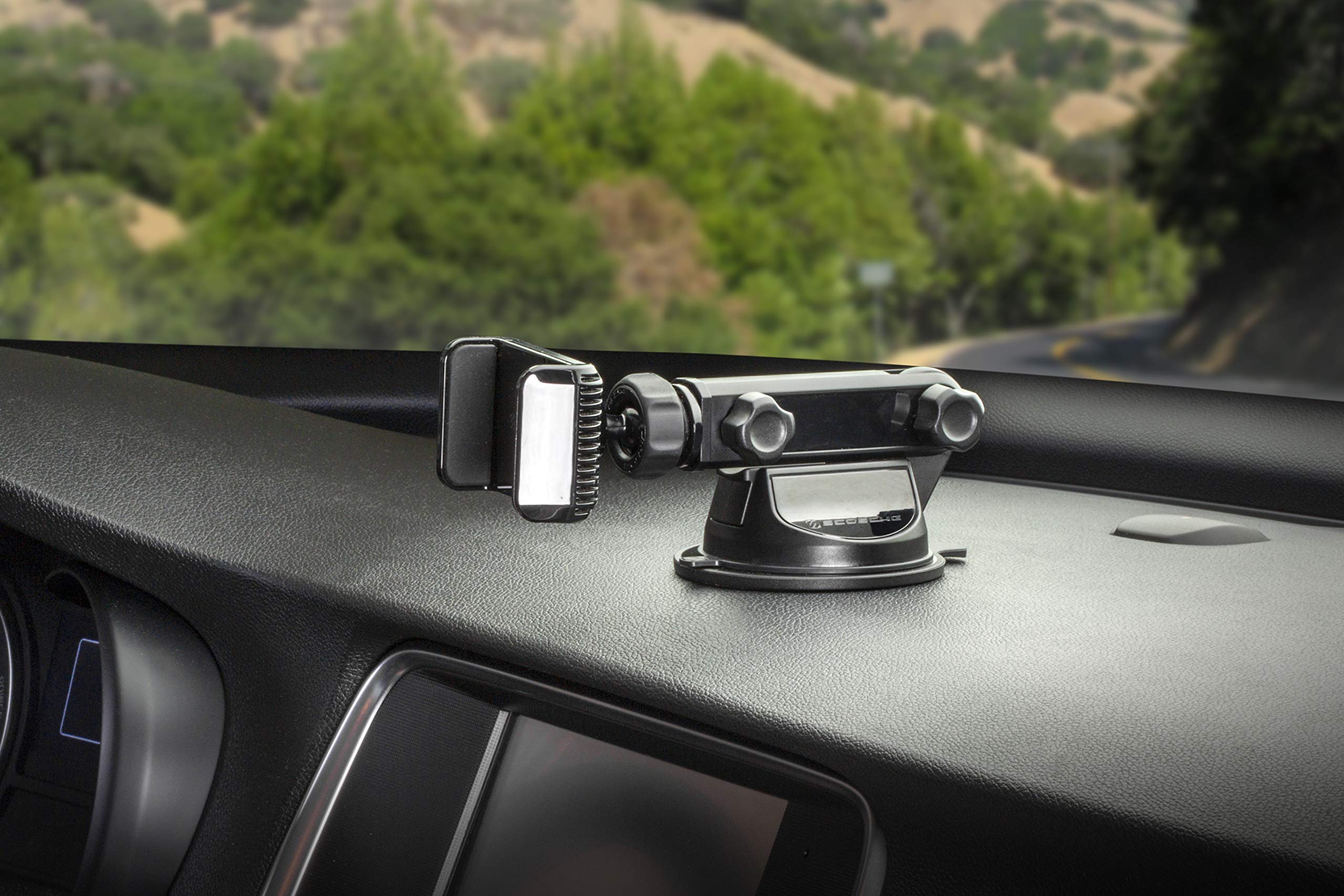 Scosche Uh4Wdex2-Sp Extendo Mount Car Phone Holder Windshield / Dashboard  Stickgrip Base  Telescoping Adjustable Arm  Black