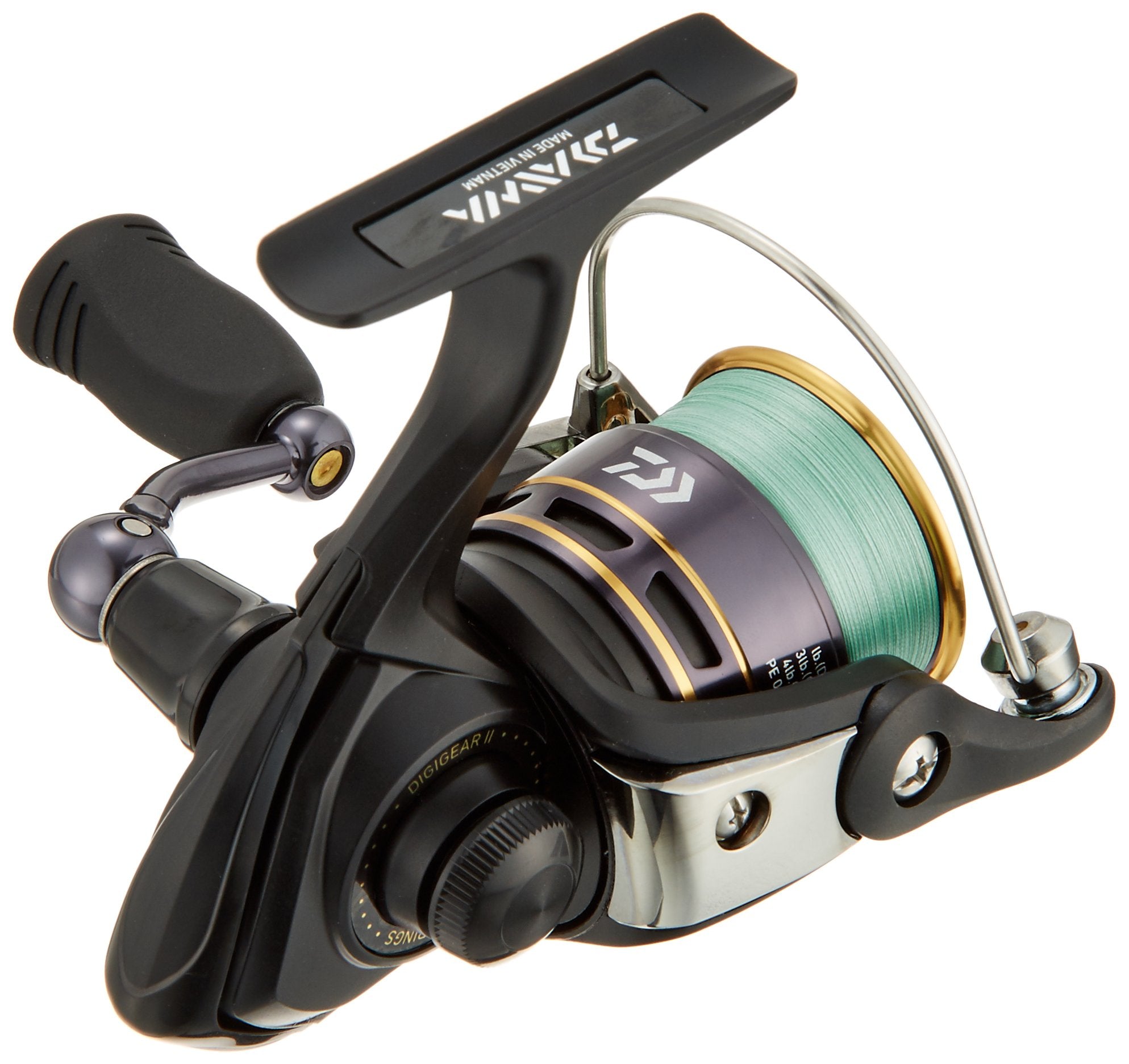 Daiwa Spinning Reel (With Thread), 16 Regal, Pe Line Included (2016 Model)