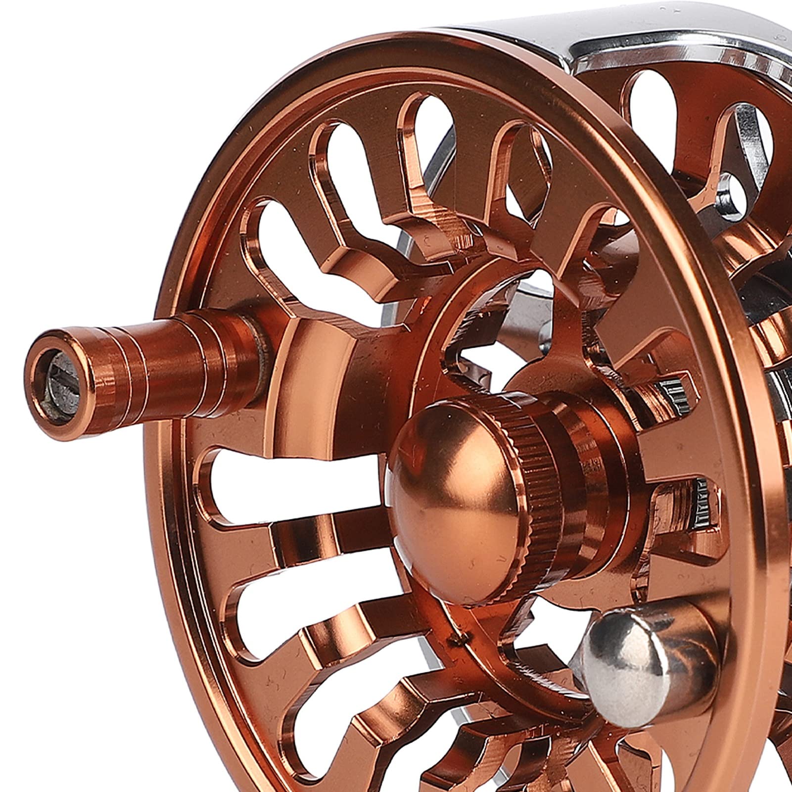 Milltrip Fly Fishing Reel, Double Color 5/6 Fly Reels Cnc Machined Aluminium Alloy 3 Bearing Fly Fishing Wheel For Outdoor