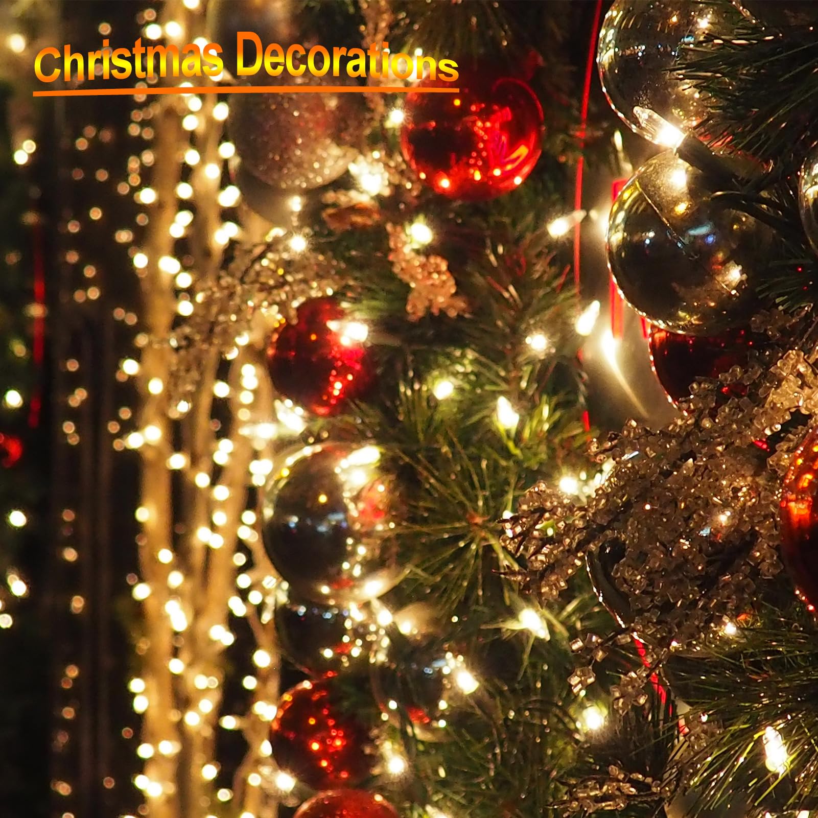 Dealbeta 4Pack Christmas Mini String Lights Battery Operated,16.5Ft 50 Count Led Forest Battery Christmas Lights With Timer 8 Modes Waterproof Battery Mini String Lights For Christmas Decorations Tree Wreath