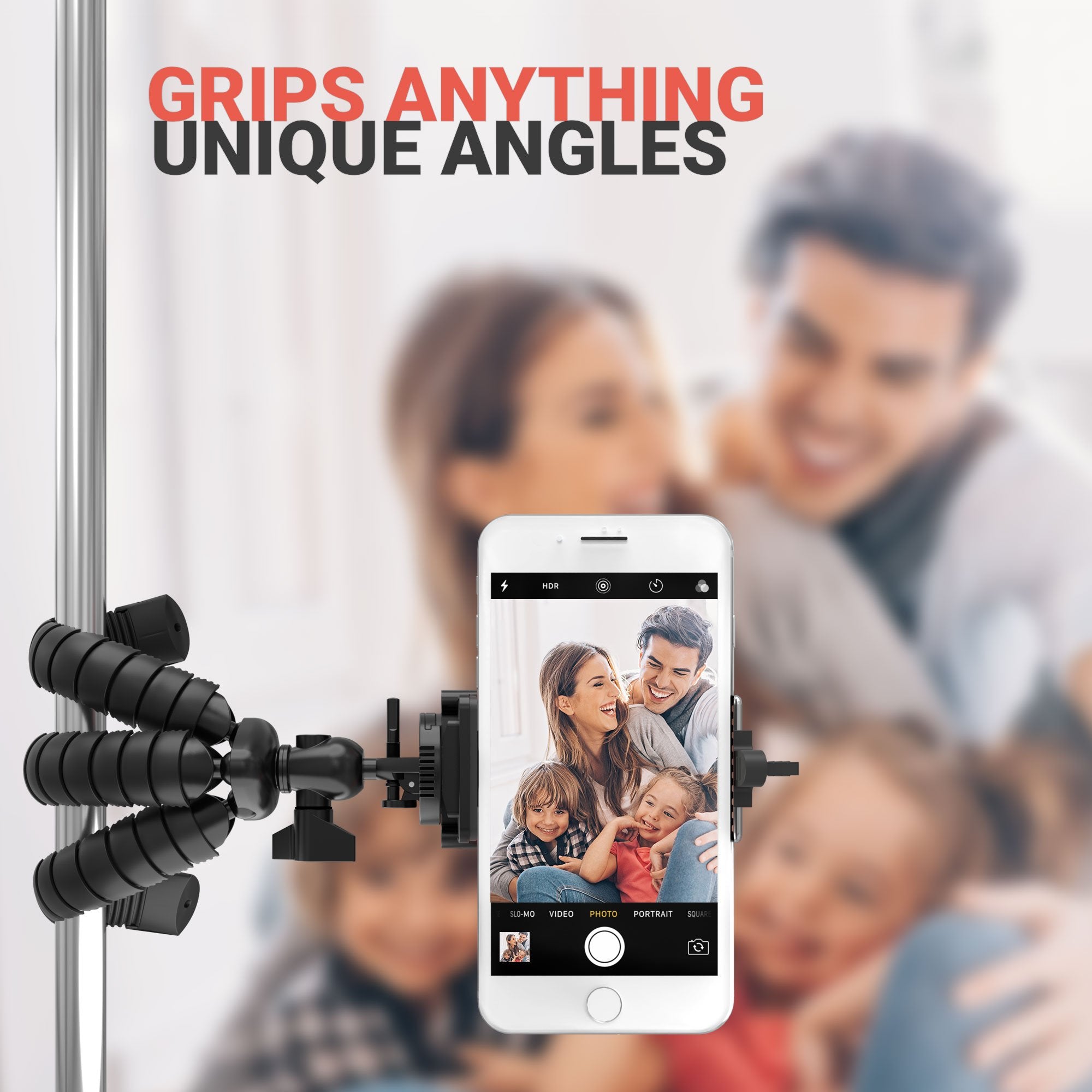 Xenvo Lobsterpod Tripod - Flexible Cell Phone Tripod Stand With Universal Phone Mount Adapter, Compatible With Iphone, Android, Samsung, Google Pixel And Any Smartphone