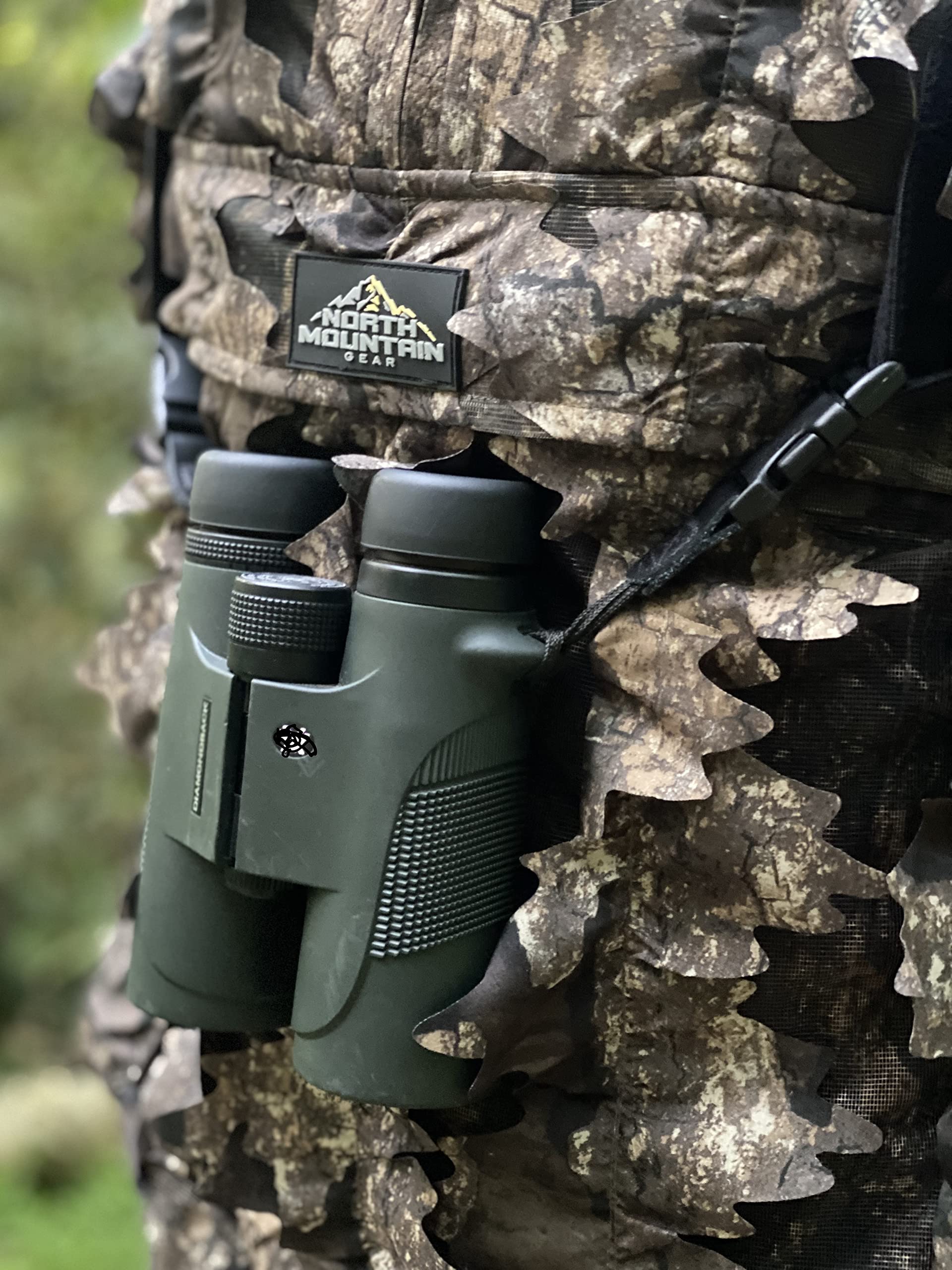 North Mountain Gear Binoculars Harness  Dslr Camera Harness Strap  4 Way Adjustable With Quick Release Buckles