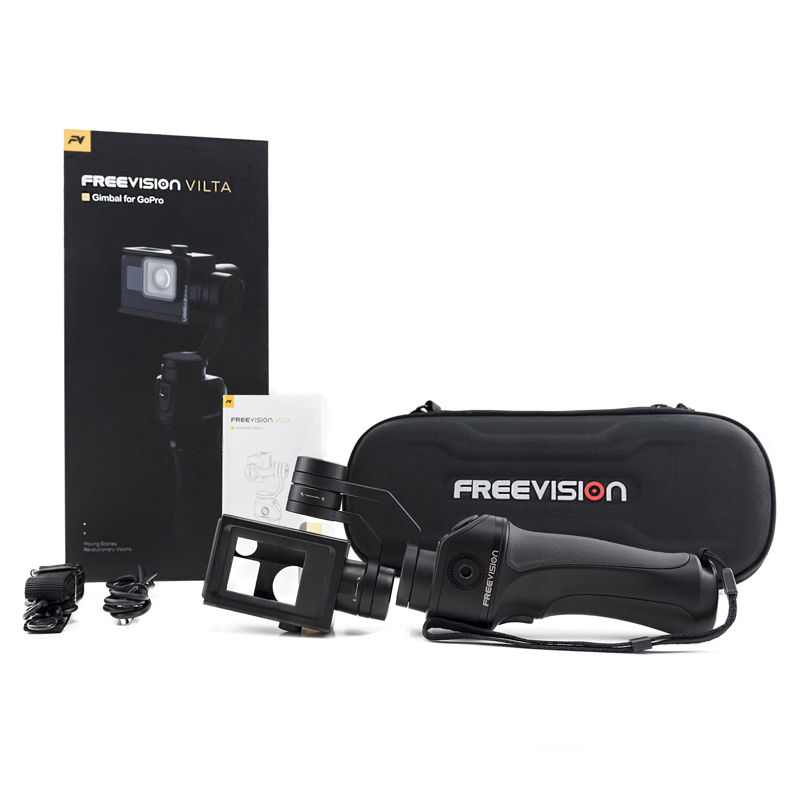vision Vilta Best Performance, Stable, Versatile, Durable, Adaptable 3-Axis Gimbal, Black (Vilta-G)
