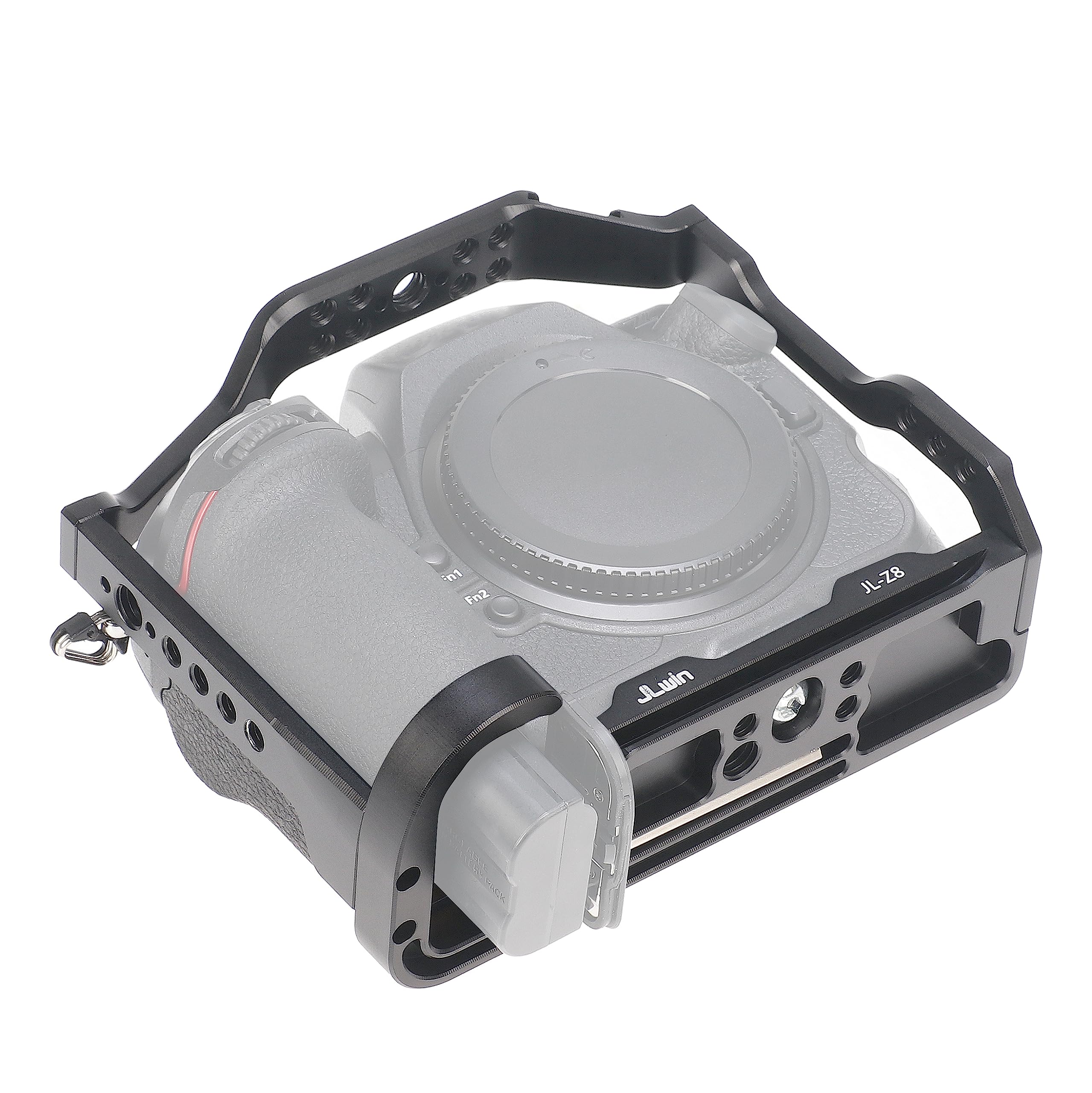 Fotga Z8 Camera Cage Stabilizer Bracket With 1/4" 3/8" Mount For Nikon Z8 Mirrorless Camera Video Making Filmmaking,Z8 Arca Swiss Tripod Mount Plate Cage