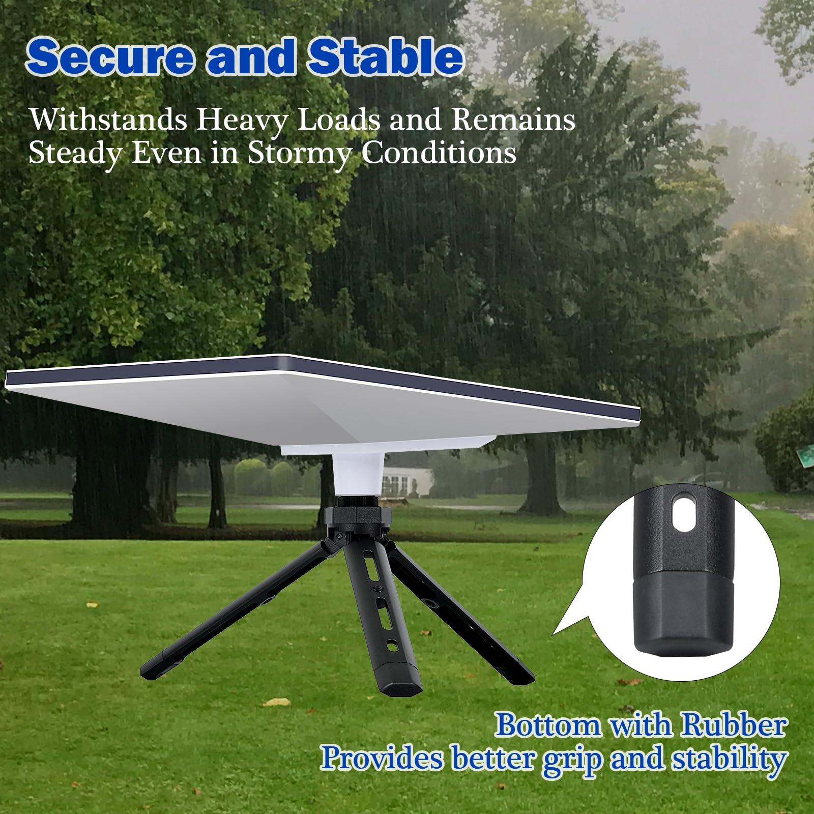 Zeroffi Starlink Mini Tripod Mounting Kit, Portable Starlink Mini Tripod Mount Include Starlink Mini Stand And Tripod Adapter, Compact Size Accessories For Starlink Mini