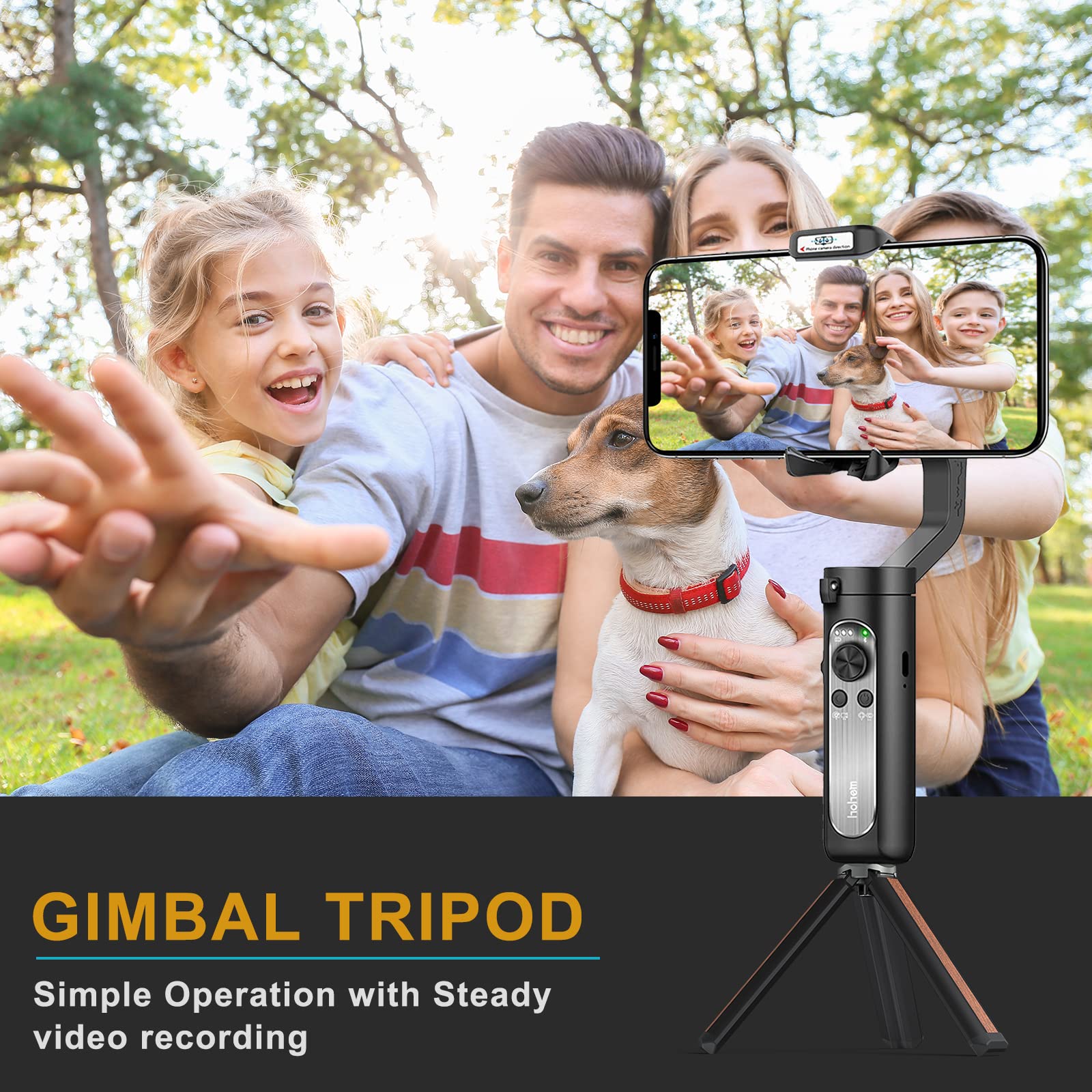 Poyinco Mini Tabletop Tripod Portable Iphone Tripod 1/4"-20 Mounting Screw And Folding Feet, Fits For Selfie Stick, Zhiyun, Osmo And All Camera Perfect For Photography Vlogging And Youtube.(Black)